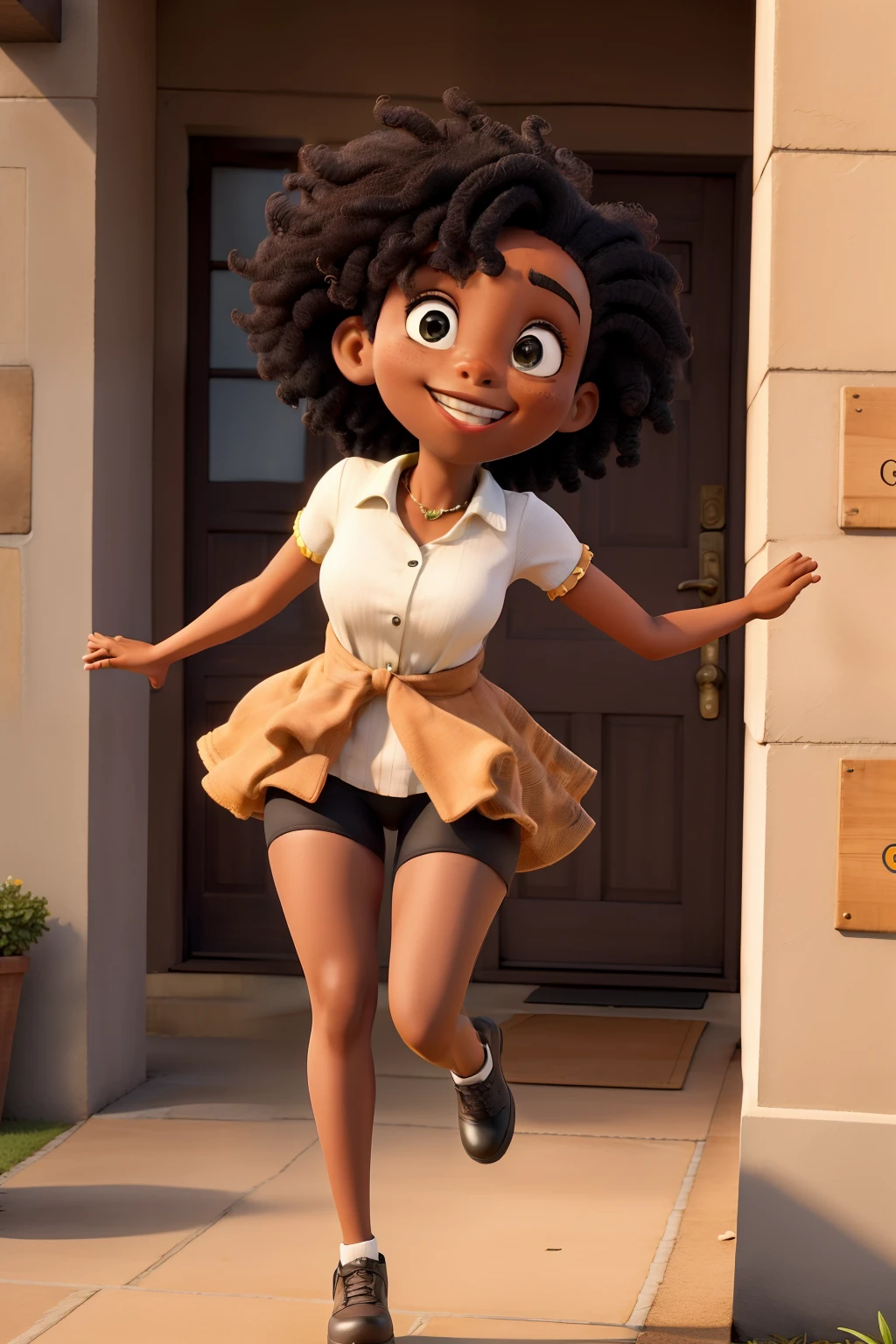 Obra-prima, Best Quality Black Woman Jumping Up and Down for Happiness Because She Resigned