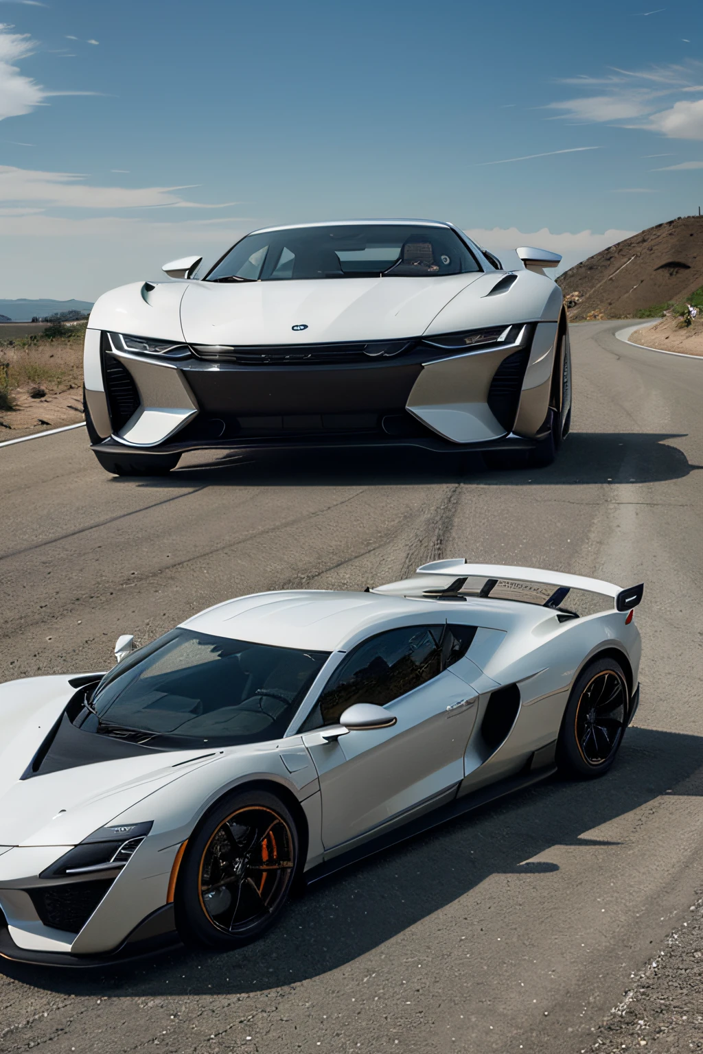 Imagine a car of the future that combines aerodynamic lines with a minimalist design, resulting in an ultra-realistic vehicle capable of defying all expectations.