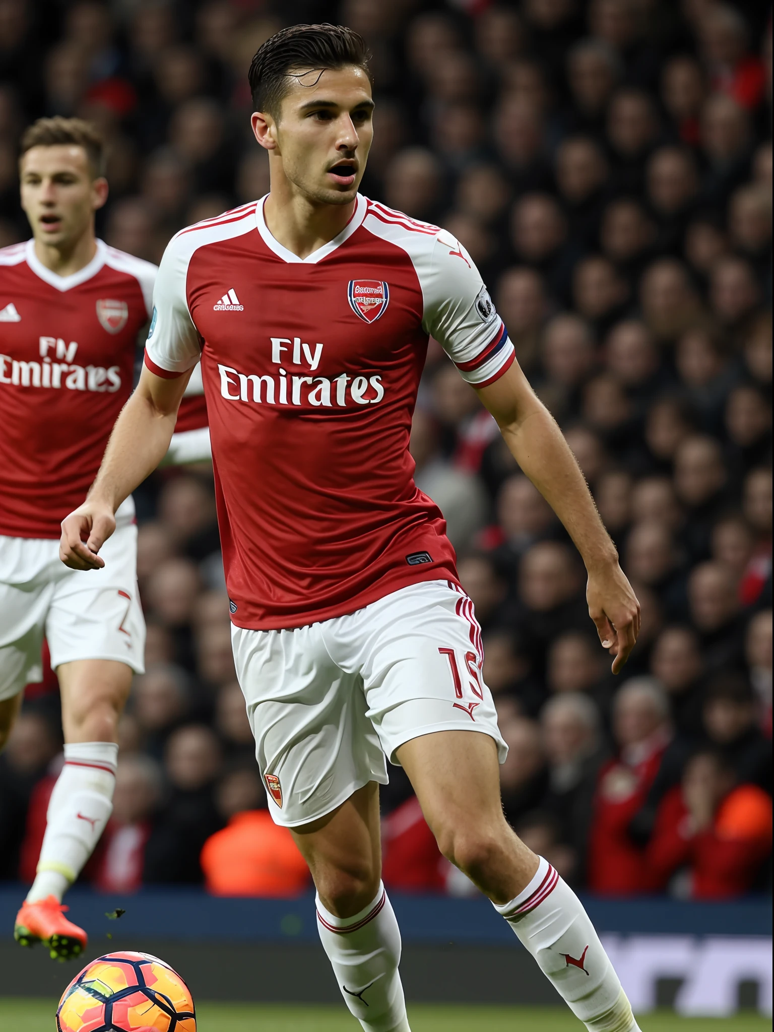 Homem Soccer Player in Arsenal