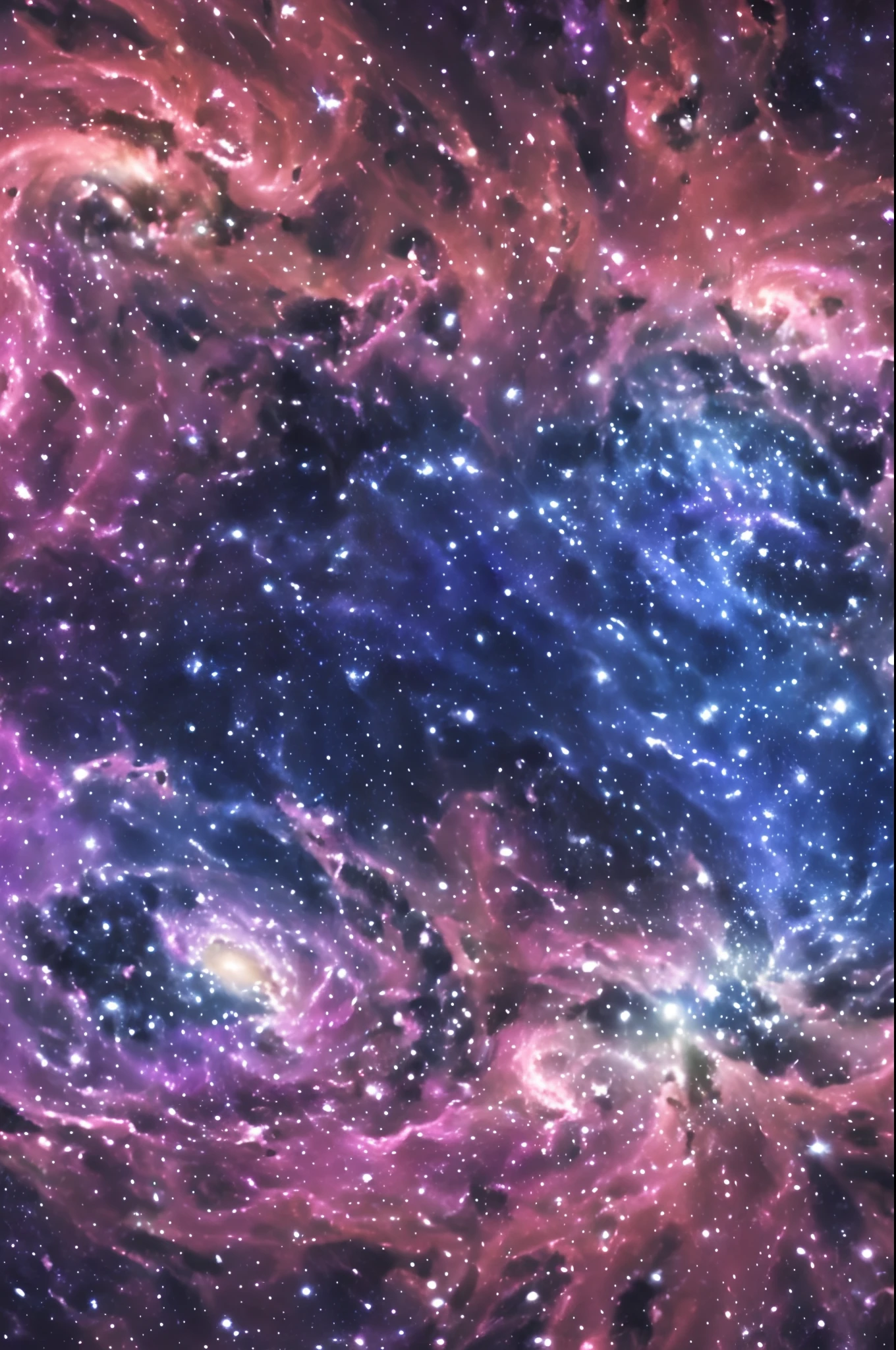 galaxy, Purple Nebula