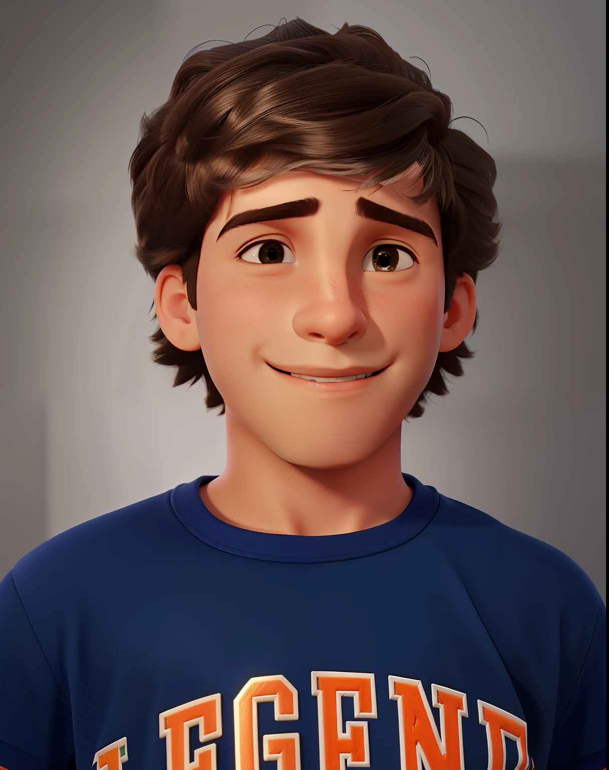 Menino de 12 anos, cabelo cacheado, studiolight
