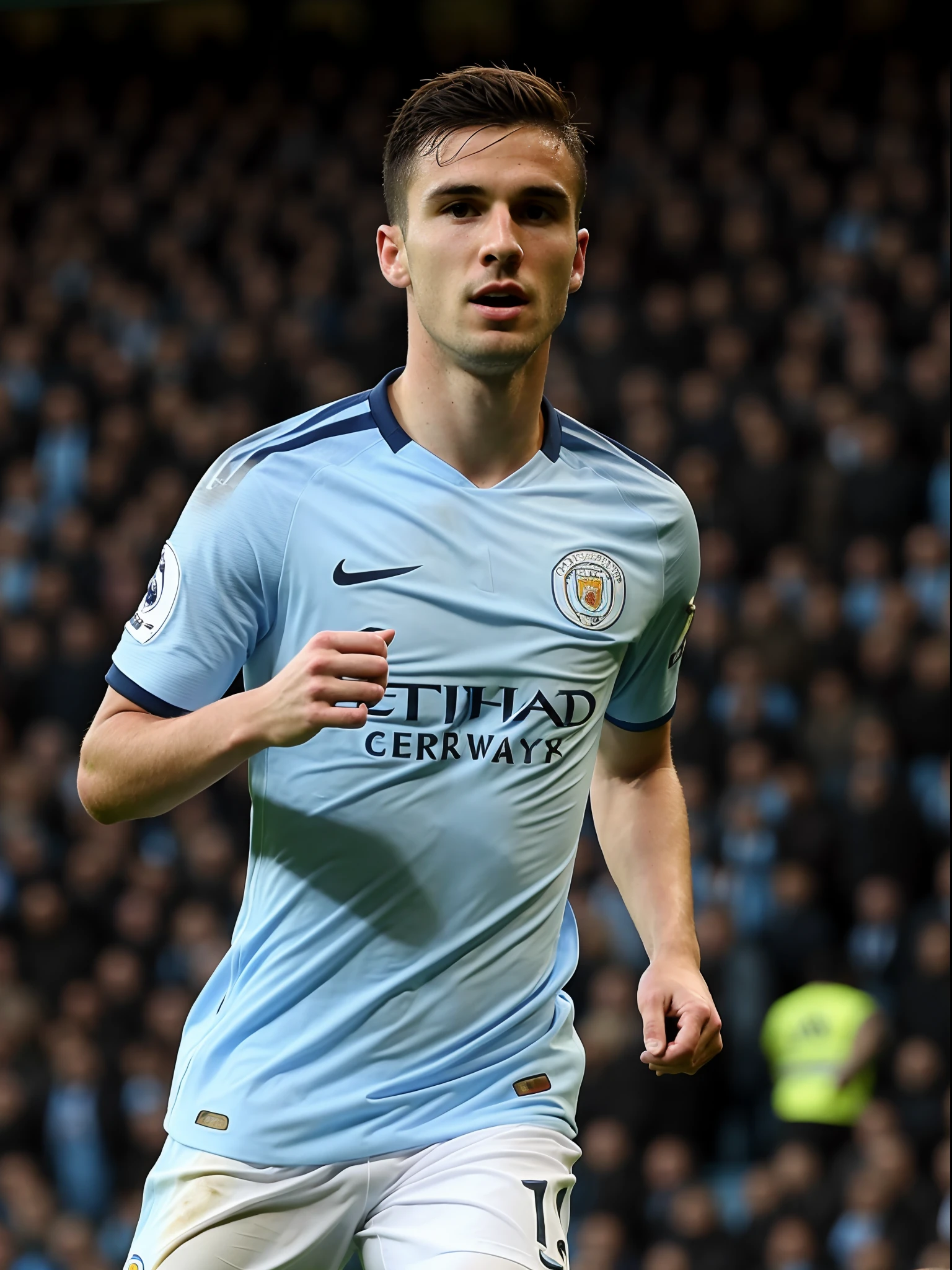 Homem Soccer Player in Manchester City