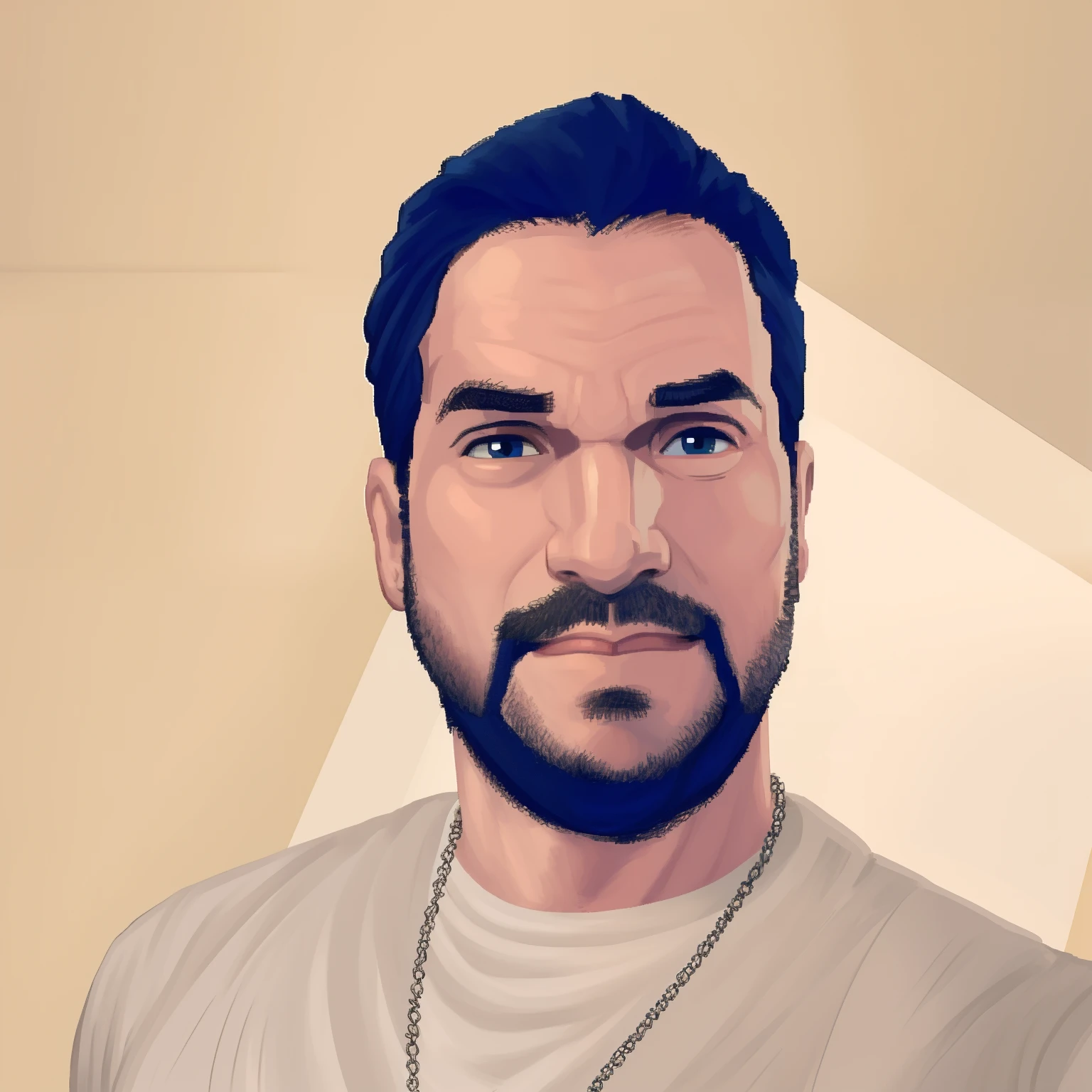 (1 homem),retrato do rosto, musculoso, olhos castanhos, roupas casuais, Handsome, (detalhes intrincados, master part, alta qualidade, best quality), pixelarte