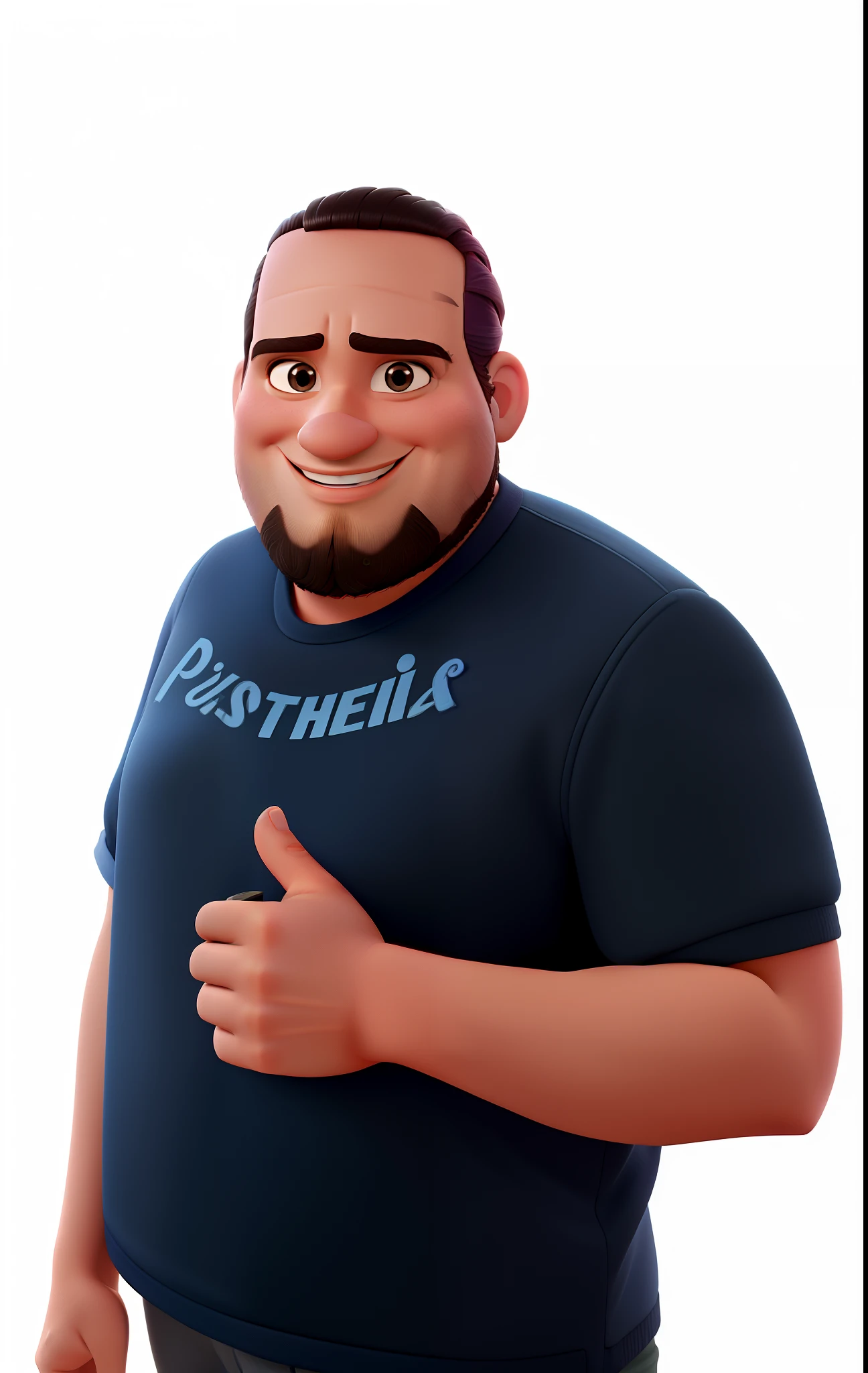 Um estilo Disney Pixar, Mulher de 35 anos, brasileiro, cabelos castanho com destaques loiros na altura dos ombros, sorridente, Thick pink lips is holding the mobile phone, Doing Calculations, sipping coffee, Engineer's Office Room Setup