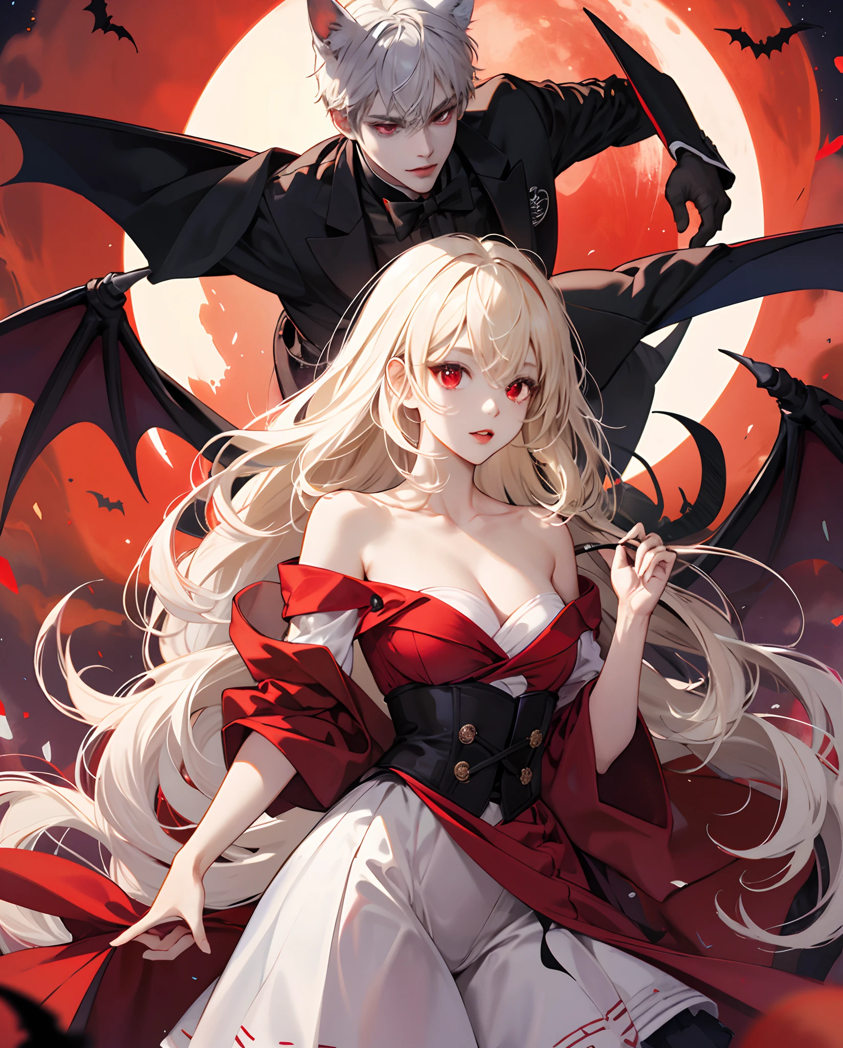 .(Highest quality,4K,High resolution,masterpiece:1.2),Very detailed,Realistic:1.37,Spooky altar background,Dark fantasy,Red color scheme,Ominous atmosphere,Eye-catching,Storytelling,anatomy,Anime Style,Concept Art,beautiful細部までこだわった顔と (((Red eyes ))),A terrifying ritual ,Satanic Ritual,Premature death,inappropriate behavior,クレイジーなsmile,Scythe Face,Girl Monster, beautiful, Delicate facial features, Sharp Eye, Sharp Fangs, pale skin, Thick chain, Dark Background, Cinema Lighting, Dramatic Shadows, Gothic style, Gloomy atmosphere, Dark fantasy, one person's, Please open your mouth wide, Open your mouth and baring your teeth,Sharp teeth like a beast, Wide lips, very wide mouth, Vermilion cheeks, ,(Blood splatter:1.4),Scary smile, smile,Angel Design, Twisted smile、Bloody、bleeding from the head,,,,,、Blood splatter、,(Blood splatter:1.4),skull,Horrorスタイル, ((Fantasy Sweet Ta Frill Pink Costume)), ((Flowing blonde hair)), ,(Blood splatter:1.4),Female curves, Sexy flat stomach, Perfect hands, Perfect anime face, (Pink Tata Dress)), Are standing, ((邪悪なsmile)), ,(Blood splatter:1.4), Steam circulates, Moonlight Illumination, night lighting, (Blood splatter:1.6),アニメAngel Design, Twisted smile、Bloody、bleeding from the head,,,,,、Blood splatter、,(Blood splatter:1.4), skull,Gothic architecture、Western architecture、Fantasy World、,Victorian cities, Skeleton Gas Light,Absurd, High resolution、 ((Tabletop)), ((Highest quality)), (Very detailedな), ((Very detailed)), (beautiful), ((cute)), (NFSW:1.8), alone,(10 years old:1.6)、(world'The most terrifying and creepy demon :1.5)beautiful face、Whole Body Ezbian、pale, beautiful肌、beautiful金の髪、Smiling Kindly、Dark building ruins、(snow white'Frill dress:1.3)、(The dark ruins are stained with blood:1.3)、Low angle full body shot、(少女は血の海の中にAre standing:1.5)、(The ground is full of blood:1.3)、(The lost a lot of blood...:1.3)、(クレイジーなsmile:1.6)、Spirits、(Blood dripping from the mouth:1.3)、Neo-goth style, Wearing a black dress and a white collar, Wearing a black hat、wearing heavy makeup, Standing in a mystical garden surrounded by vines. The garden is full of deep purple flowers.、背景のGothic architecture。. 'The hair is golden、、A red rose is pinned to the side。. Her eyes are sharp、It'Like being stabbed., Thick black eyeliner and long lashes. 彼女は顔色がpale.、Her lips are bright red.. The atmosphere is gloomy and eerie, with dim lighting casting long shadows. This piece combines digital illustration and photography..., outcome、驚くほどHigh resolutionの画像が生まれました. Most of the colors are dark、I'Calm, Deep reds and purples create a dark beauty.. The style is neo-Gothic., Horror, Portrait Photography, Create unique and compelling visual experiences.Dark Imagery