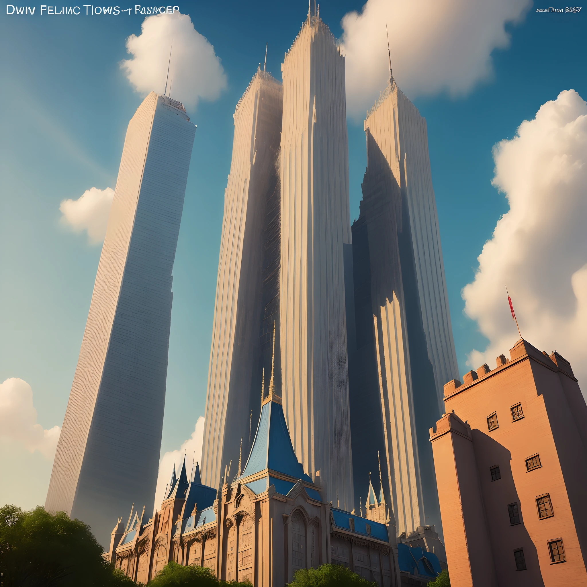 Disney twin  towers cover