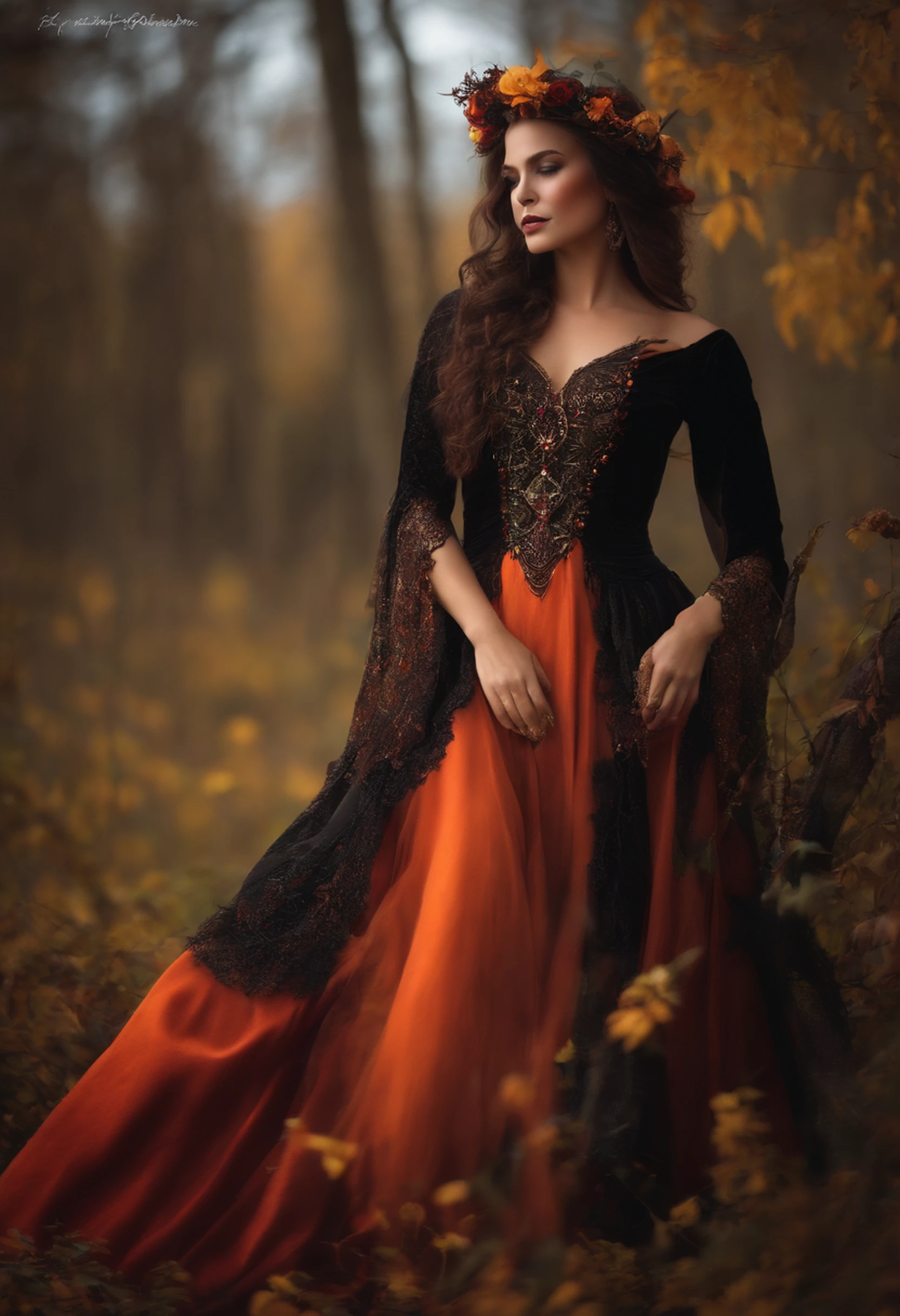 female, beautyful, witch