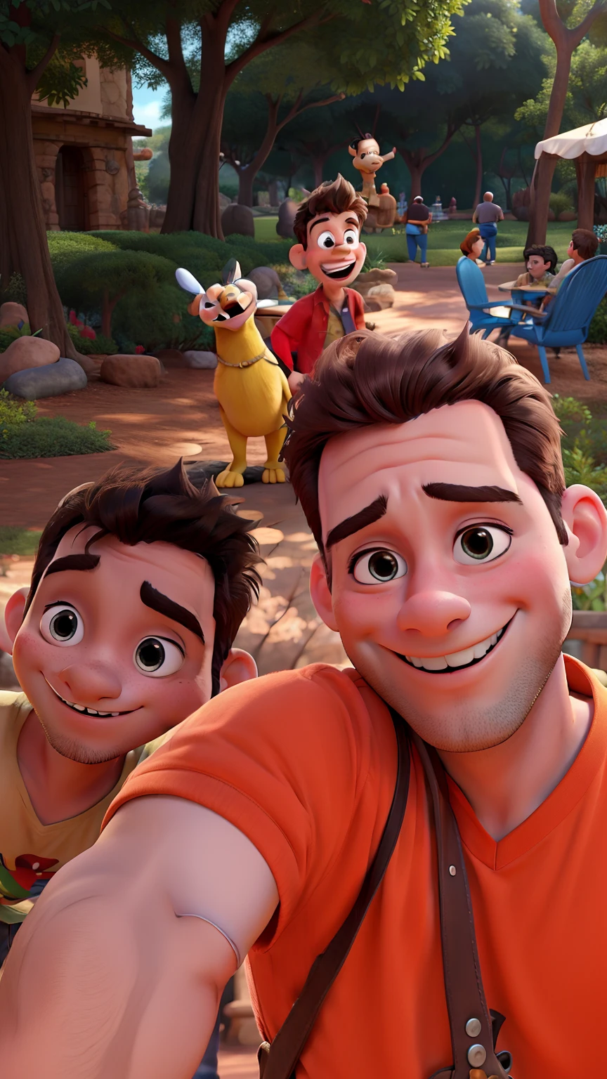 desenho estilo disney pixer cartoon