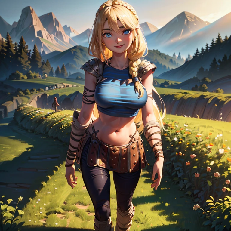 Astrid walking naked in a field of roses around mountains after a massive meal, (long hair, blonde, blue eyes, massive stomach, round stomach, braid:1.2), warm light, fat, smile, burping, :D, breast below, (dynamic_angle), (dynamic_pose:1.2), looking at viewer,
(detailed landscape:1.2), (dynamic_perspective:1.2),
(masterpiece:1.2), (best quality, highest quality), (ultra detailed), (8k, 4k, intricate), (full body:1), (highly detailed:1.2),(detailed face:1),(gradients),(ambient light:1.3),(cinematic composition:1.2),(HDR:1),Accent Lighting,extremely detailed CG unity 8k wallpaper,original, highres,(perfect_anatomy:1.2),