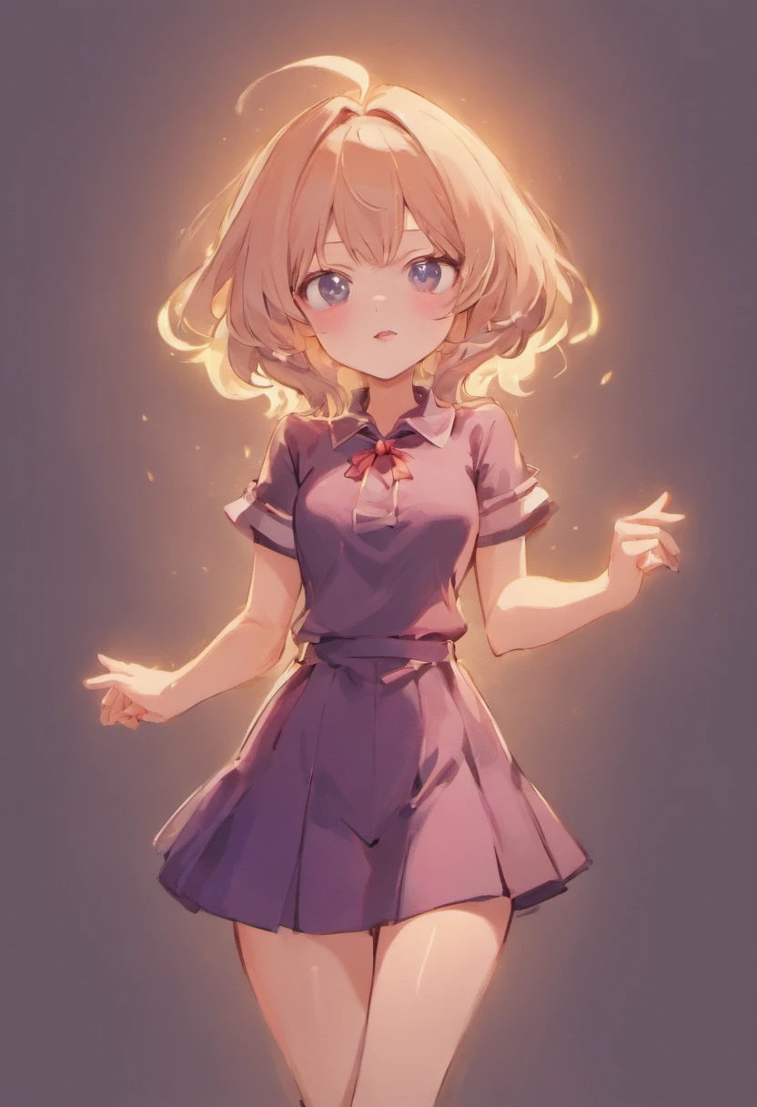 [[[blushing!!!]]], [[[[shy!]]], no background, perfect hands,,CLOsed hand, [[[1woman]]], white woman, shy, (((shy woman))), [yellow eyed], [dark purple hair], (shy face), [fringe], full body, [ collegial clothes, black collegial skirt], ecchi style. ((((No background)))), Arms down, Hands down pose, perfect legs, perfect fingers, idle pose, full body pose, photo full body, Cartoonish-pixar Disney style, cartoon, 80s style, best quality, master piece, illustration: 1.1, beautiful, highly detailed, high details, 4k, perfect body, perfect proportion, rich quality, 8k, hd, ultra hd, perfect hands, perfect clothes, perfect generated hands, cartoon style, cartoon drawn, no blur