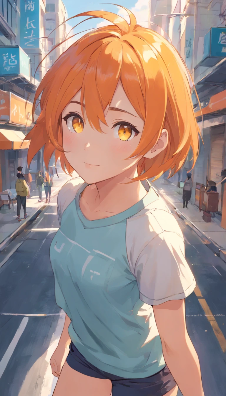 (best quality,4k,8k,highres,masterpiece:1.2),ultra-detailed,(realistic,photorealistic,photo-realistic:1.37),illustration,curvy female figure,orange hair,big breasts,big buttocks,full-body black bodysuit,yellow eyes,thick thighs,short bob haircut,wide hips,vibrant colors,dimmed lighting、HALOWEEN