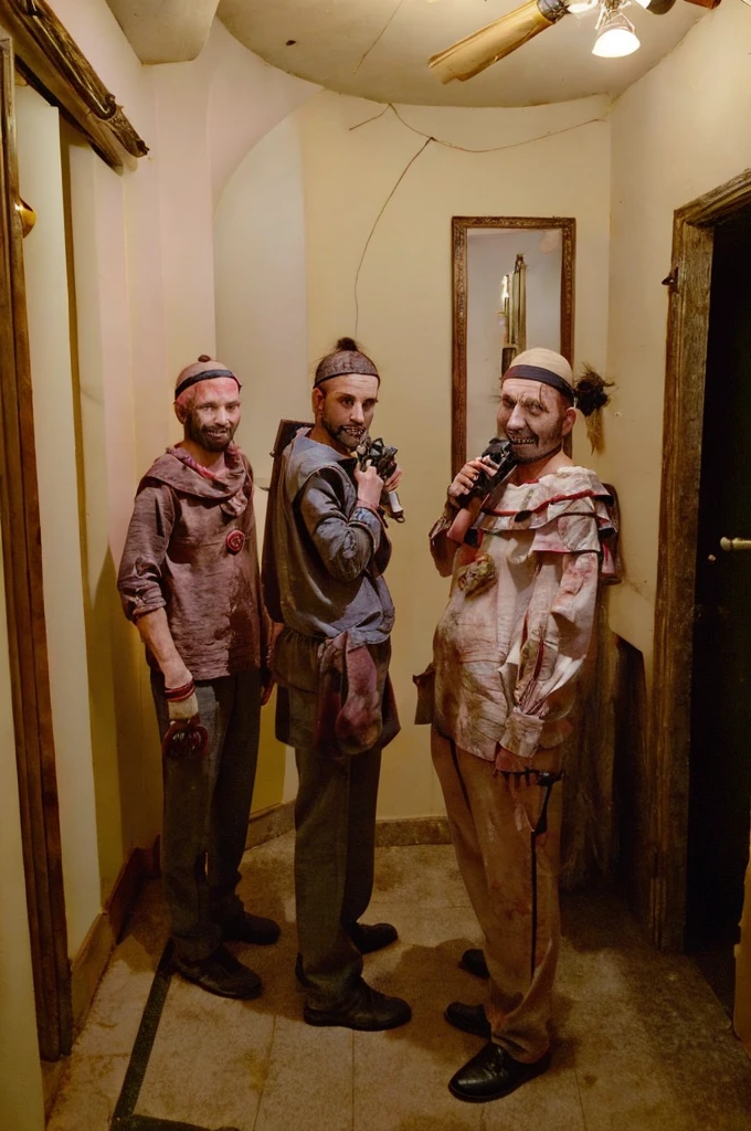 there are two people standing in front of a mirror with a gun, an album cover by Leonard Long, instagram, realism, taken in the early 2020s, profile picture, 2 1 savage, gen z, profile pic, with rifle, with pistol, armed and dangerous, heavily armed, with a gun, sakuga gunplay, profile image, profile photo