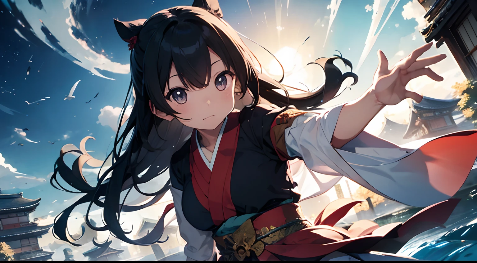 a beautiful image related to Japanese mythology