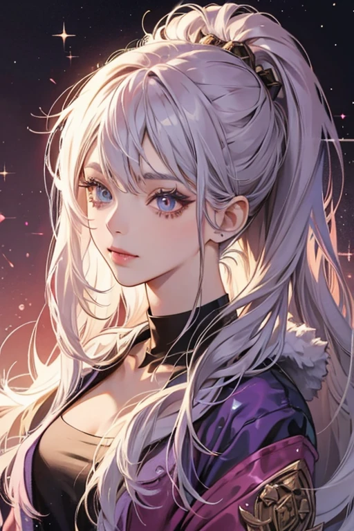 anime style; 3d; glitter; female; human rat
