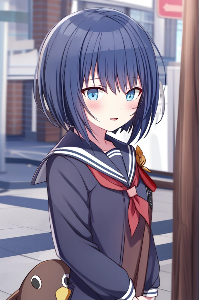 Stuffed Penguin Toy ,Short hair,Sailor's Style Uniform,