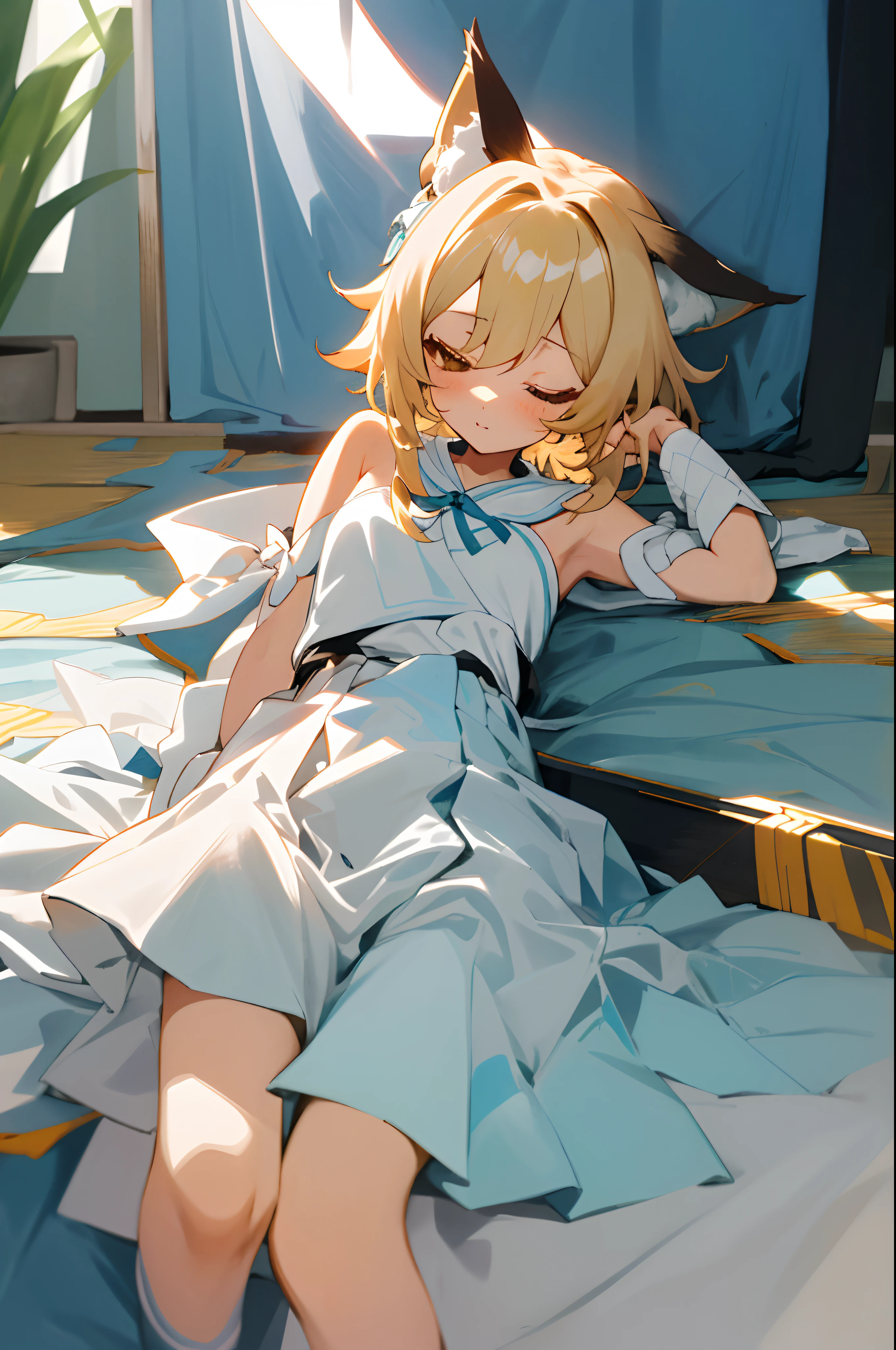 ((tmasterpiece,best qualityer)),1girll,独奏, hyper detail eyes,The upper part of the body,exposed bare shoulders,Playful and cute,校服,Sleepy eyes