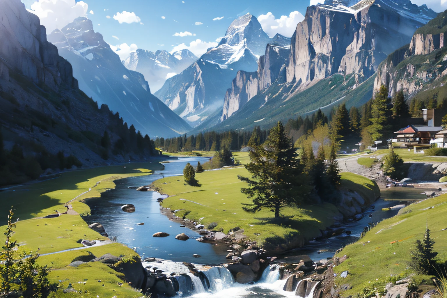 rivulets,Mountains,