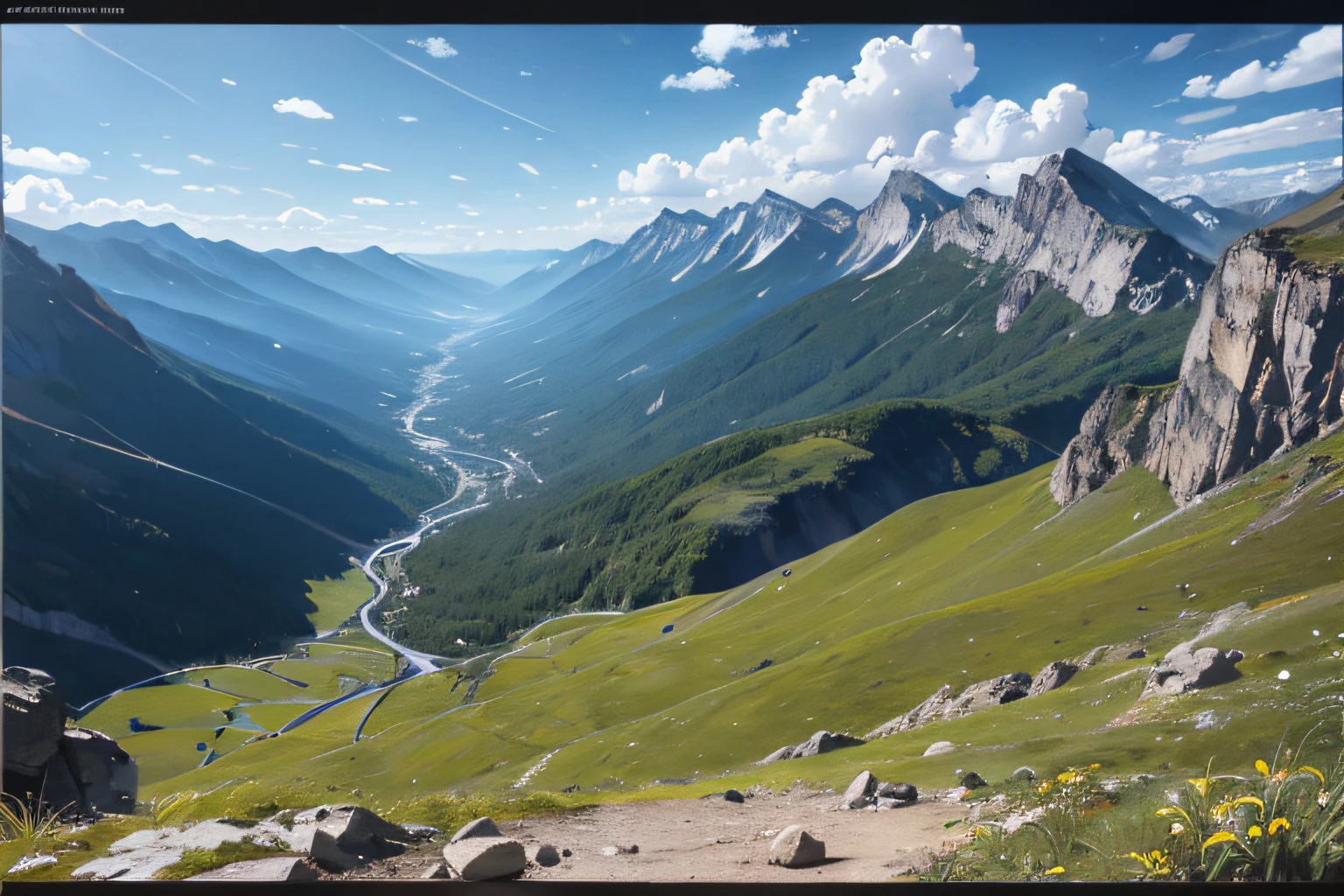 Nudity, busty, evil smirk ,NSFW big breast stunning pussy nasty open legs fingering blue eyes short hair curvy image 1.2 display high resolution 12k great supernatural beauty perfect detailed green mountainous landscape photography cgi