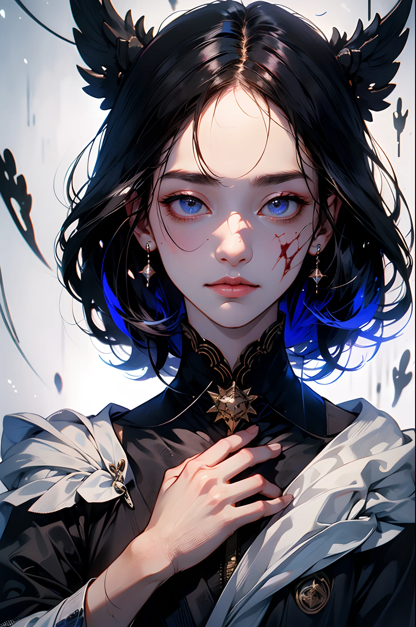 A young man raised his palm,Black spots began to appear above the wound,Gradually spread throughout the arm,Pus oozes from the wound。It was surrounded by a gloomy atmosphere,It reveals an aura of terror