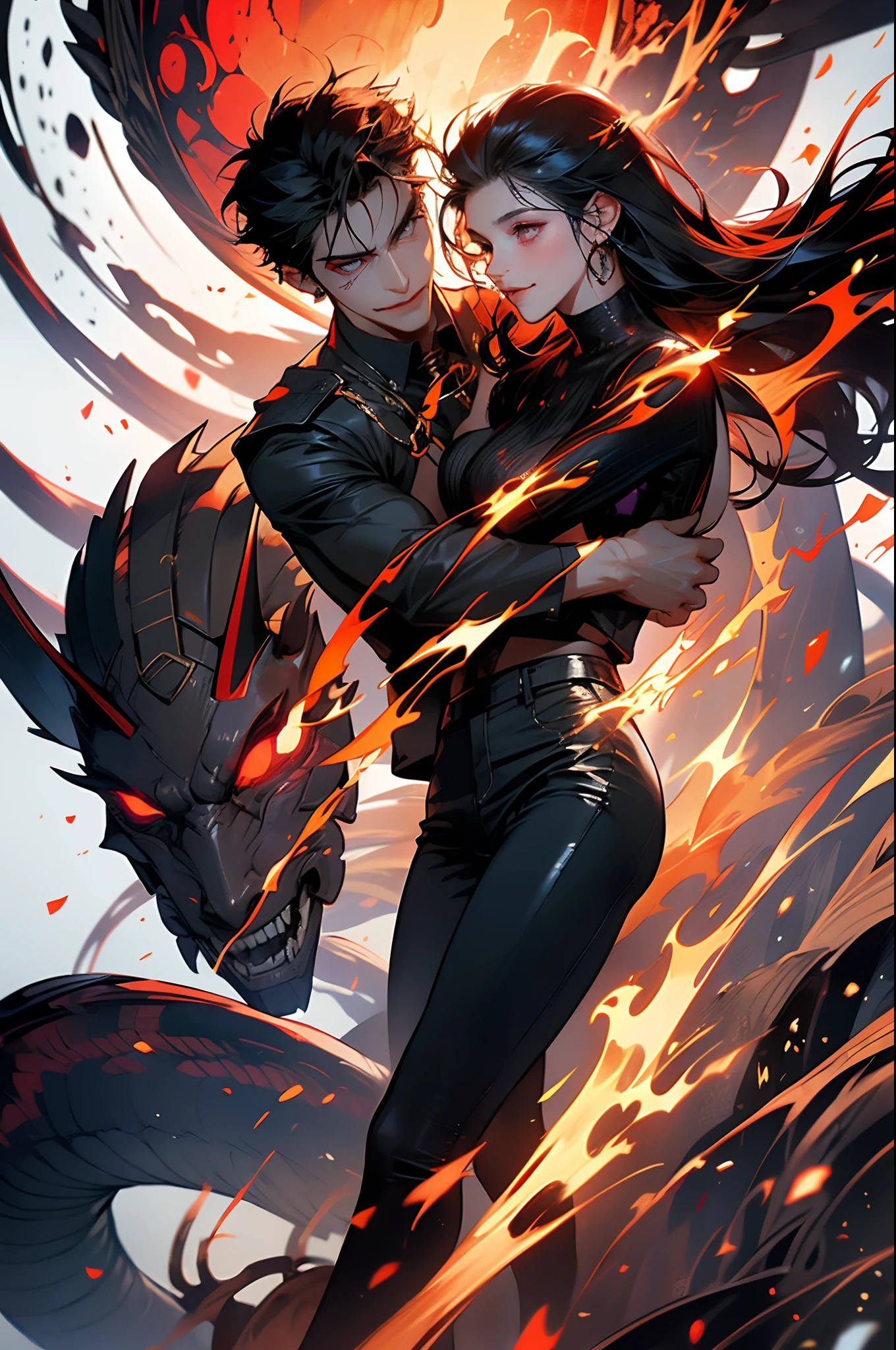 Varus is an ordinary demon,Stand at 1.75 meters high. He has short black hair and red eyes. His skin was pale. He wears a black uniform,Underneath is a white shirt and black boots. Large bulge in the pants. A flirtatious smile