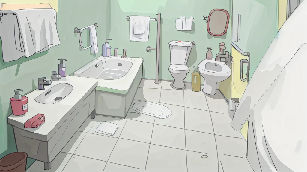 Bathroom Day is night in 2D, only Bathroom