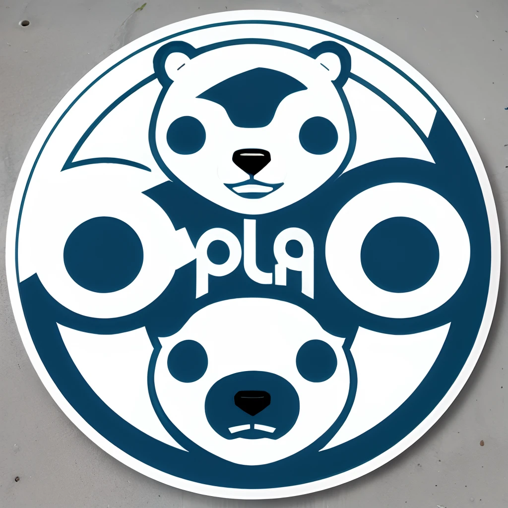 Polar Bear Team Logo Style 1MSQ Characters