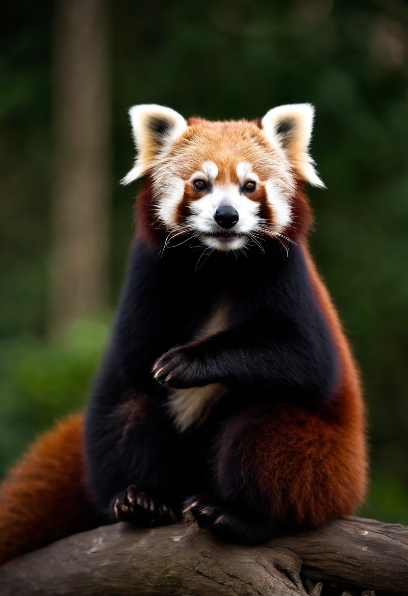 Cute red panda