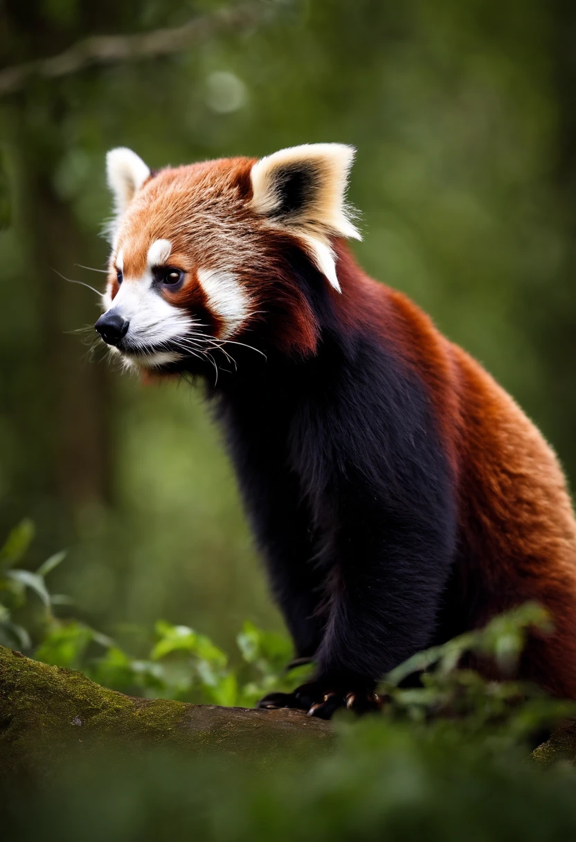 Cute red panda