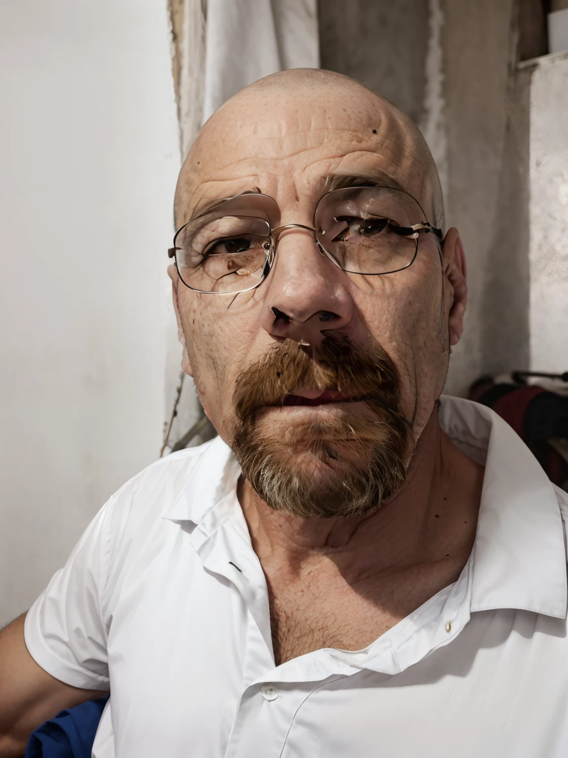 homem com barba e camisa branca sentado em uma cadeira, Homem de 4 0 anos, Homens de 45 anos, Foto realista, david rios ferreira, (38 anos), Fotografia selfie 8k, selfie de um homem, 38 anos, imagem frontal, 3 6 anos, Ronaldo Nazario Fenomeno