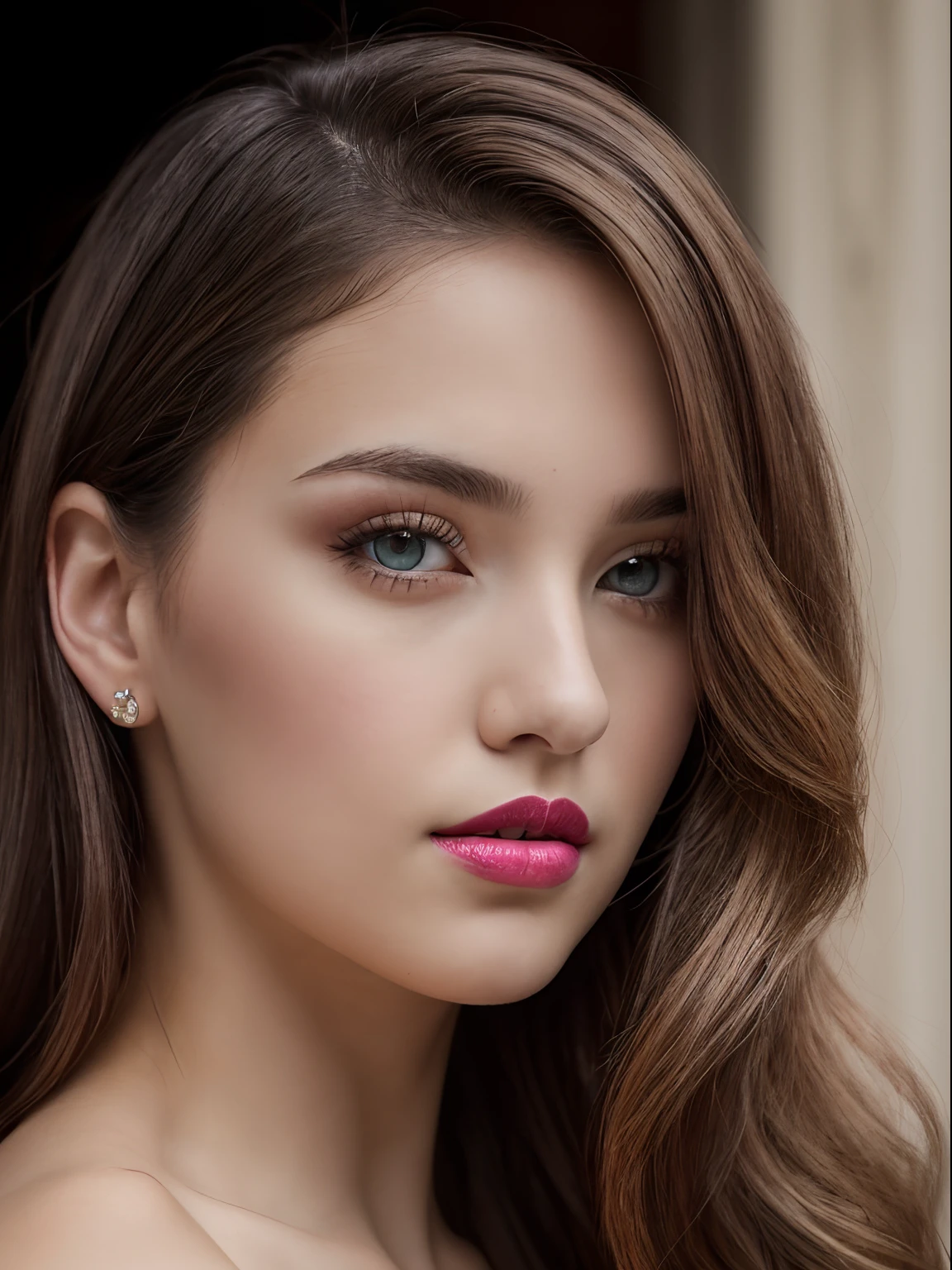 (Best quality,8K,A high resolution,Masterpiece:1.2, DSLR, ),Ultra-detailed, ultra-realistic, (Realistic,Photorealistic,photo-realistic:1.37),Portrait, Creative style artwork, Historical, classical, Sophisticated, plethora of colors ,Highly detailed, Soft lighting, luxurious environment , black dress, there is young woman , girl wearing a red classy royal dress, performing a music video, dancing in the background, music video, still from a music video, she is dancing, ((oval perfect shape, asymmetrical face structure, perfect proportion, almond eye type, hazal eye color, detailed eyes, brown hair color, 32 inch breasts, hourglass figure, slim body, pale white skin tone ,sexy girl, 21 years old, soft wavy hair, looking away, attitude expression, professional makeup, pink lips))