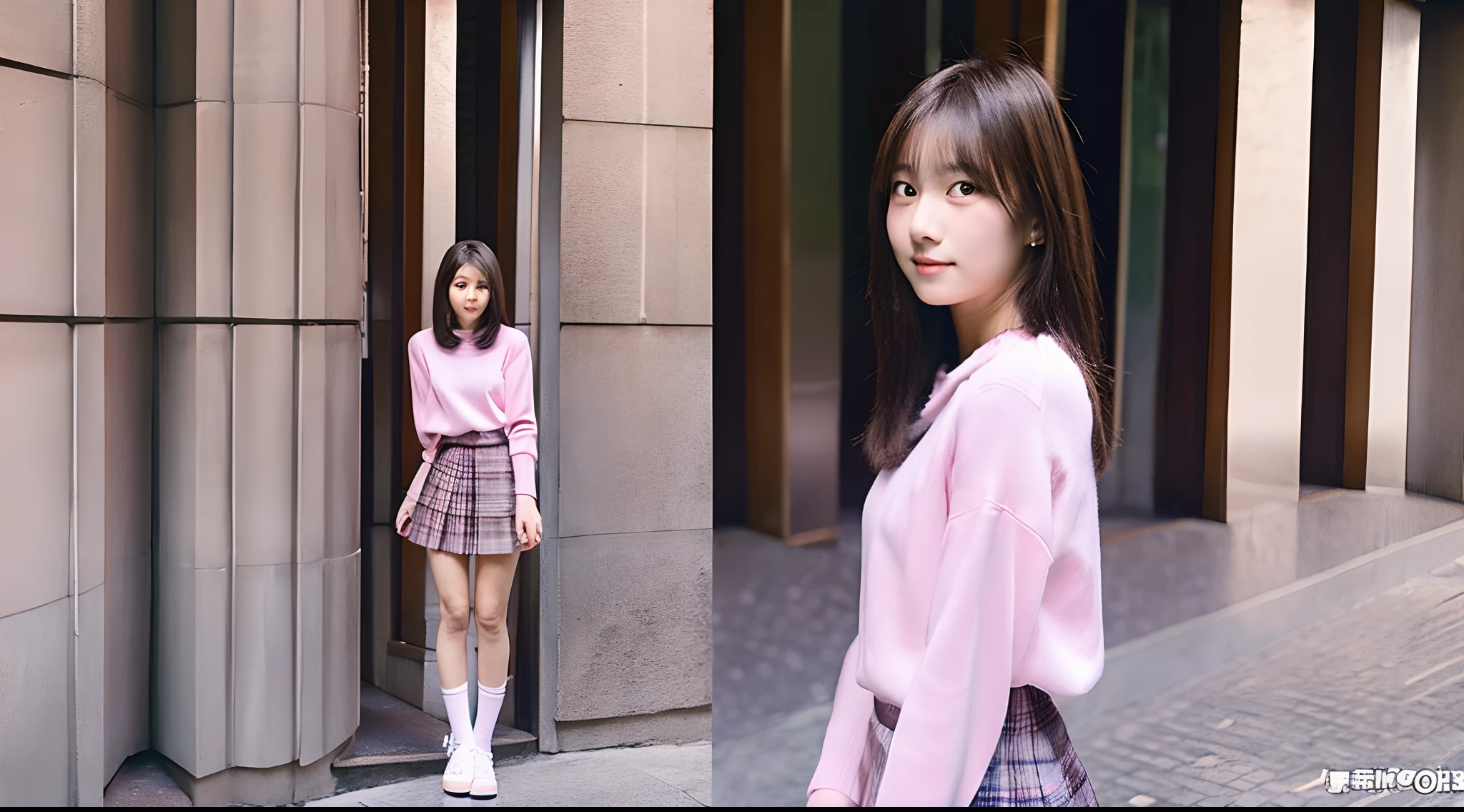 (in 8K、top-quality、Top image quality、Top resolution、masterpiece)、 girl、With smiling eyes、On a crowded train、I sat down and showed my genitals. .
