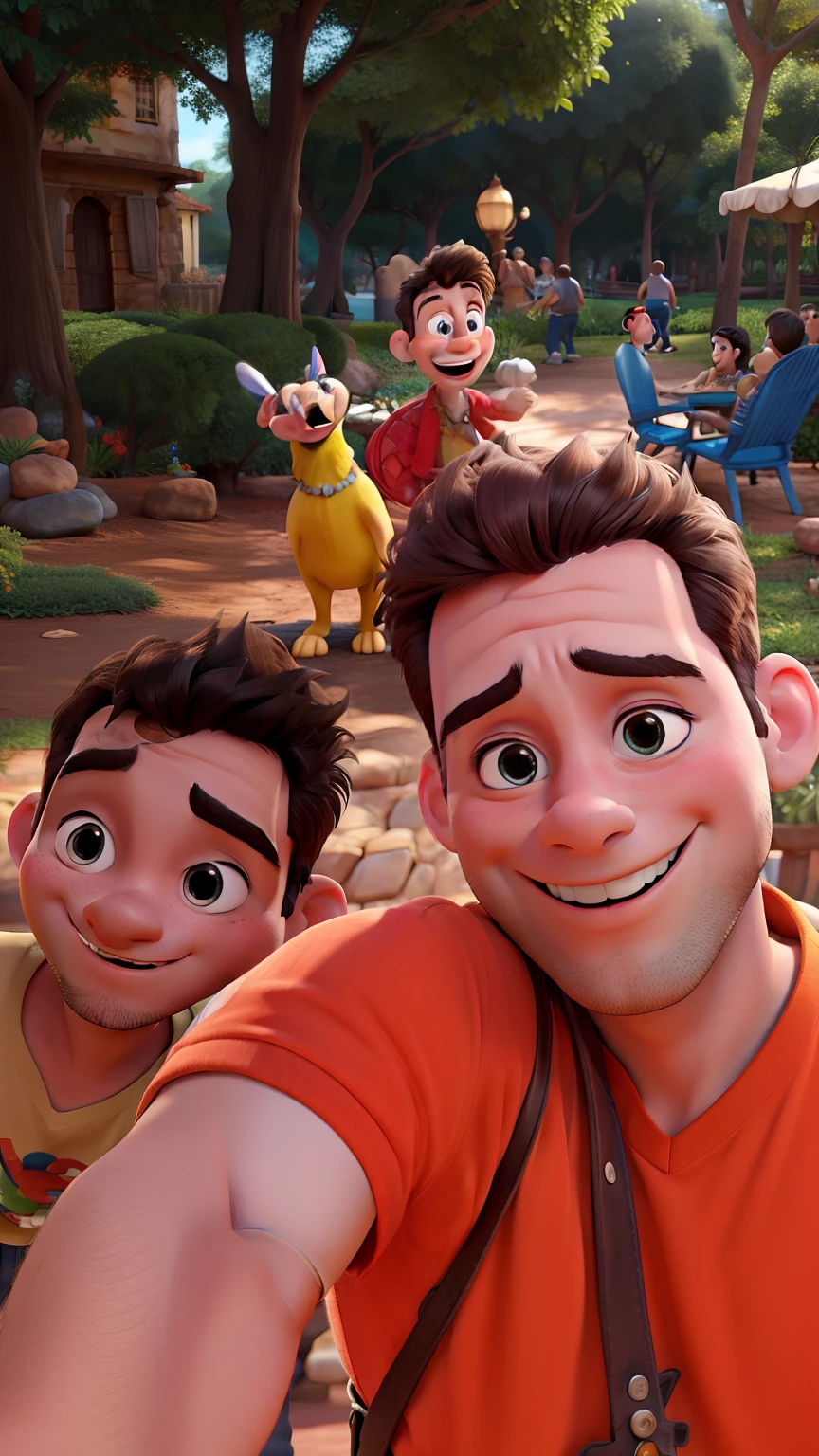 desenho estilo disney pixer cartoon