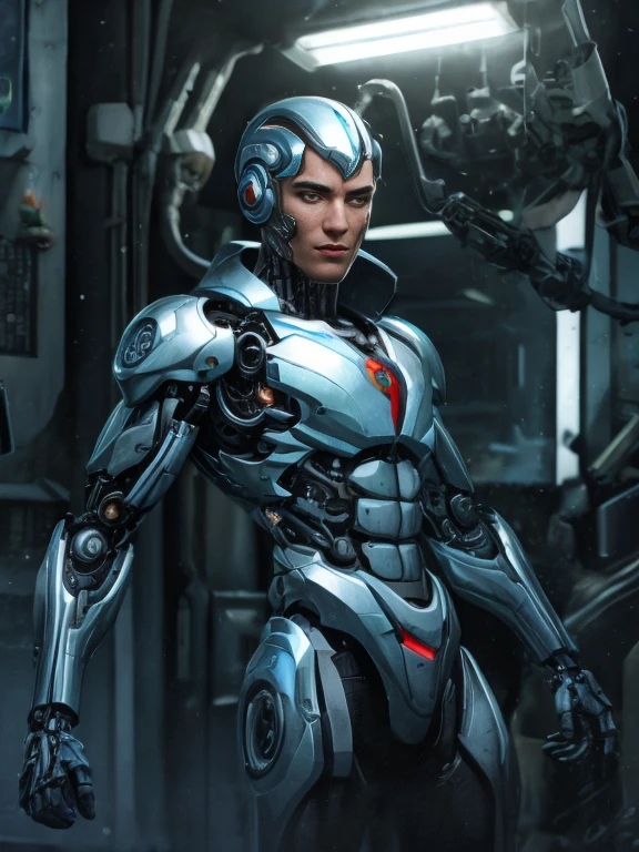 (male) Super cyborg, european male