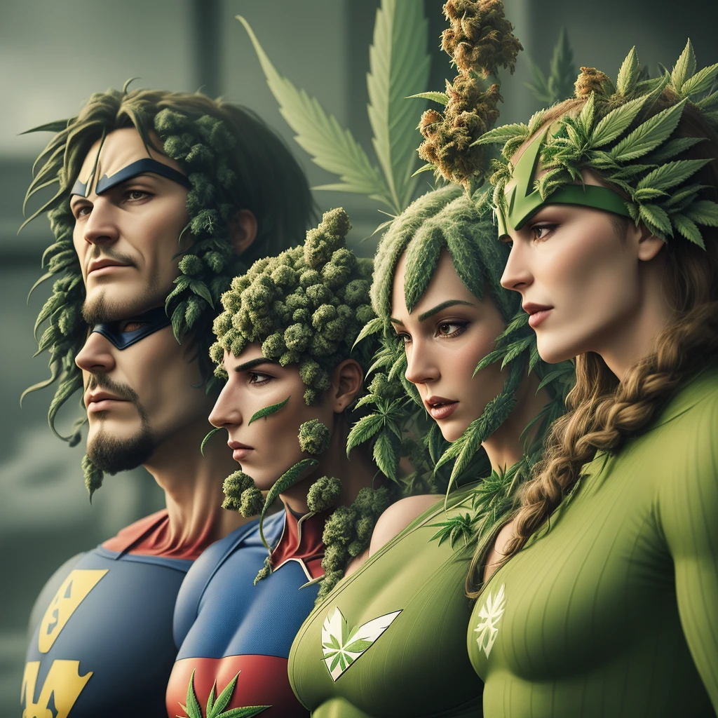 Marijuana superheros