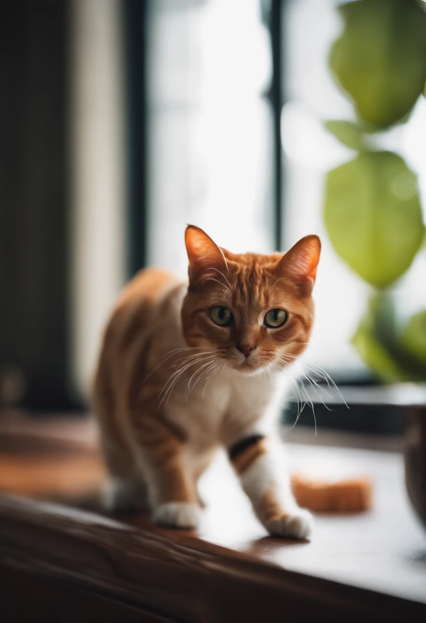 A photo of a cat made out of sushi roll, cinematic, fujifilm, RTX, bokeh