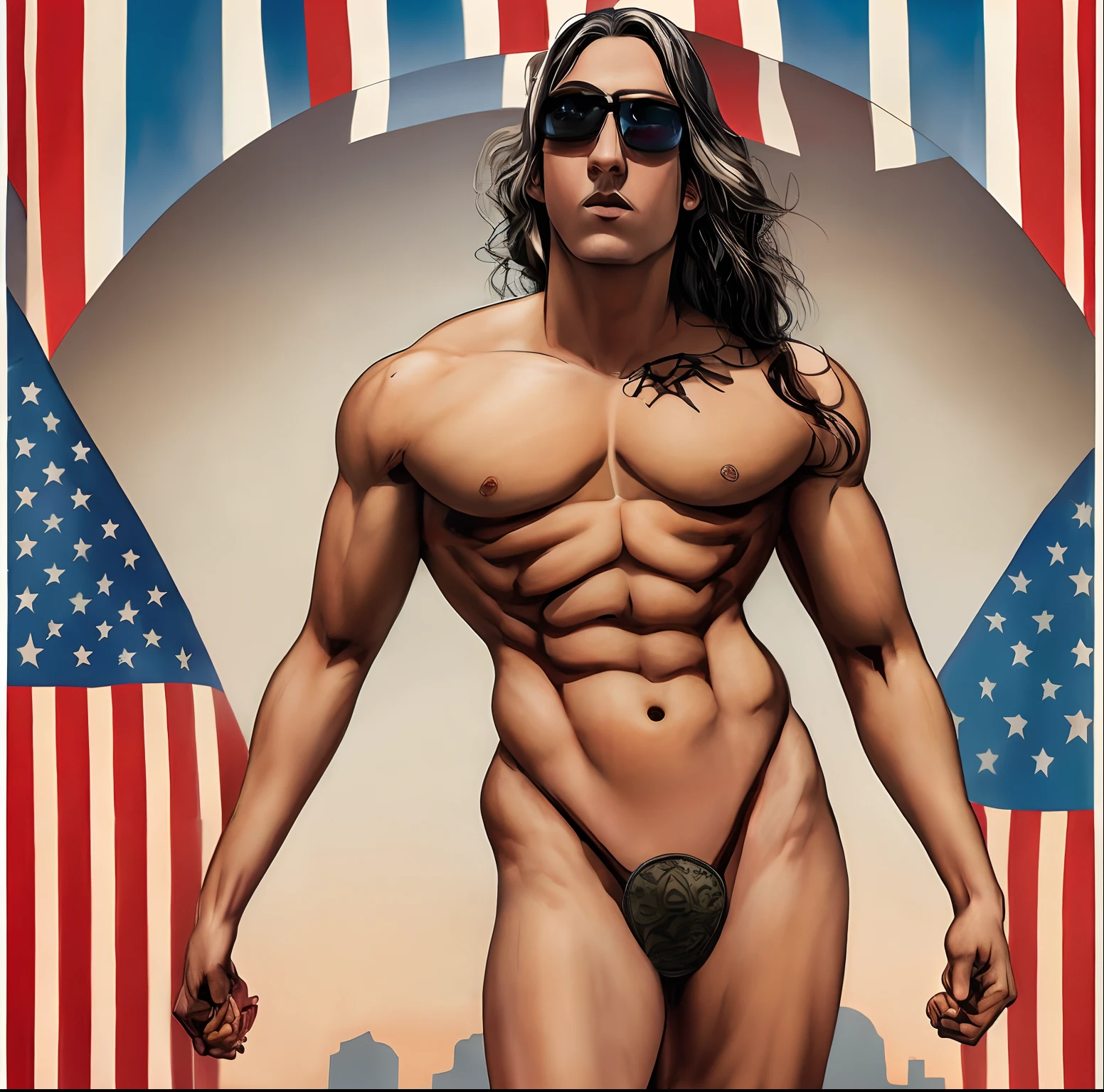Naked american