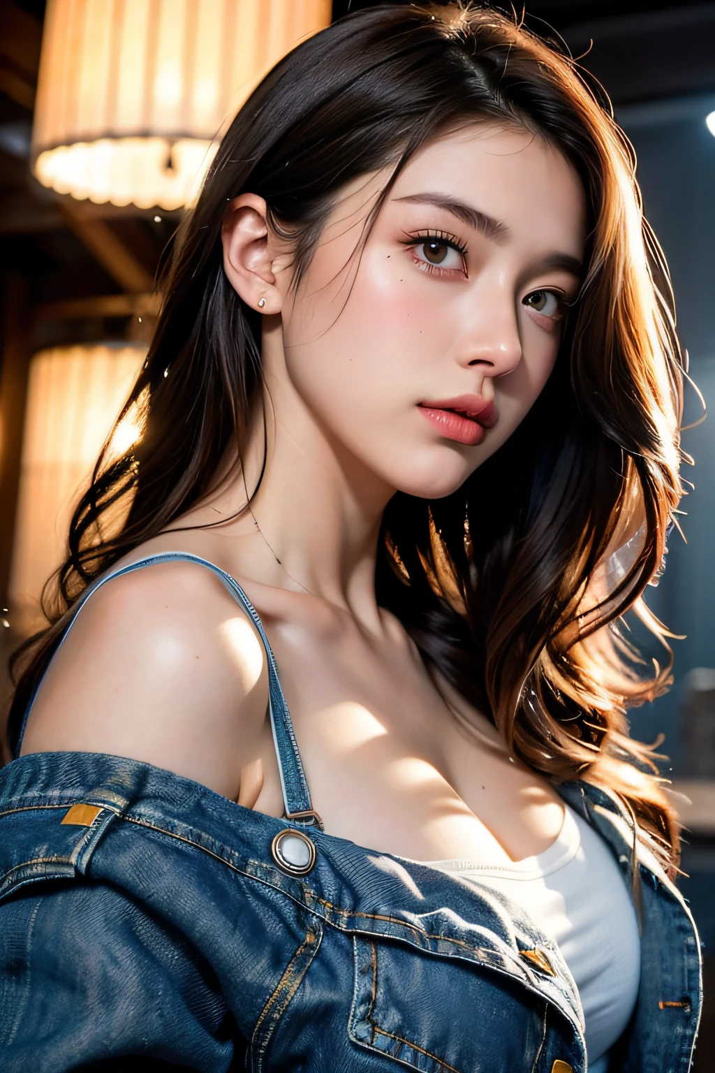 ((16K, masterpiece, RAW Photos, Highest quality,Ultra-high resolution, Realistic, Highly detailed CG integrated in 16K)), 8k, diamond,wallpaper, Written boundary depth,Beautiful Face:1.4,big, Beautiful double eyelids,Cinematic Light,Beautiful Face,(Detailed face),(slender and cute woman:1.4),(20-year-old:1.4),(With the same expression:1.4),close ~ eye,(Pause, Skin color, And the clothes remain the same.:1.4),Accurate anatomy:1.4,((nsdw,naked,Pussy))