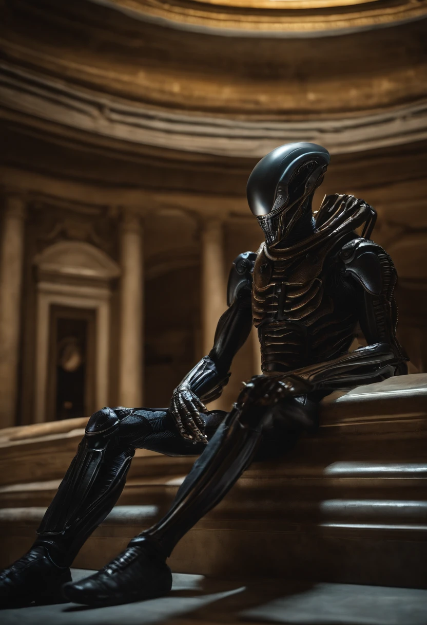 8k dlsr, alien xenomorph pats an american congress in b4nksy artstyle with politicians, big hall, contrast and details, dblx, insanely detailed, insanely detailed, hyperrealistic, dramatic shadows, ultra hd, realistic, vivid colors, perfect composition, soft natural volumetric cinematic lighting, amazing shadows, masterpiece by Steve McCurry, by Lee Jeffries, by Jeremy Mann