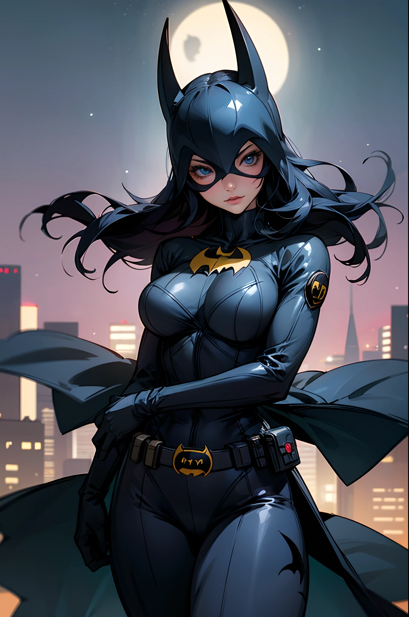 ((full body photo, feet on the ground, straight body)) {(Marina:Super Kawaii woman+black kitten ears, large breasts)}; {(Batman+Spider-Man+exhibitionist+extremely tight on body)}; she is in {(a city taken by evil, at night, falling a storm, thundering very strong)}, Her body and hair {are extremely drenched in water}; she has {((black hair, very short and slick, eyes:green, is smiling, looking at the viewer)}}; Ninja, High detail, anime, 16k, UHD, retina, retina, ccurate, anatomically correct, textured skin, super detail, high quality, award-winning