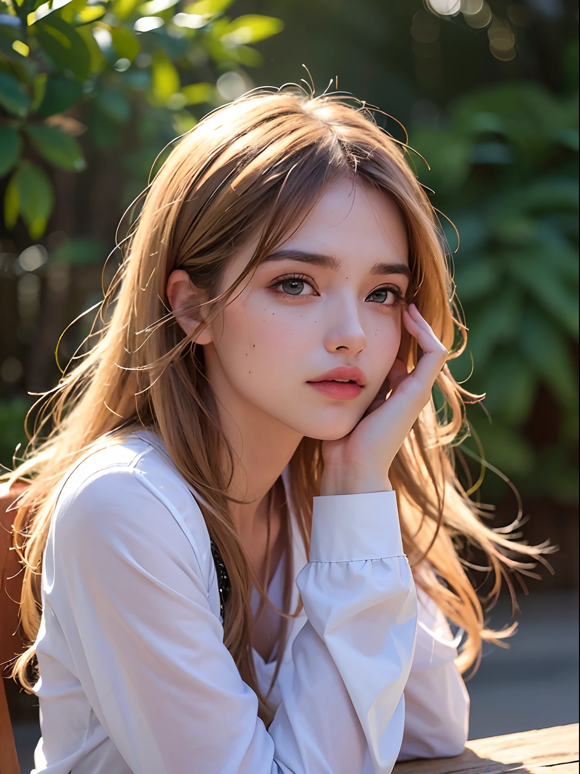 (8k, 4k, La mejor calidad, Altas Resoluciones, ultra-high-resolution:1.1), (Obra maestra, realista, fotorrealista:1.1), 1girl, cara, primer plano, colas gemelas, cabello rubio,((Pecho grande)), (caderas grandes y cuvy), (cintura estrecha ) (Mirando al espectador:2), Hombros sexys, Mejillas sonrojadas, Nikon Z9, Lente de 30 mm, sharp focused face, f/4, ISO 200, Obturador 1/250, cinematiclight, Plano medio, .RAW ,Intrincadamente detallado, rewarded photography, Alta nitidez, facial-symmetry, Bokeh, Ultra detallado