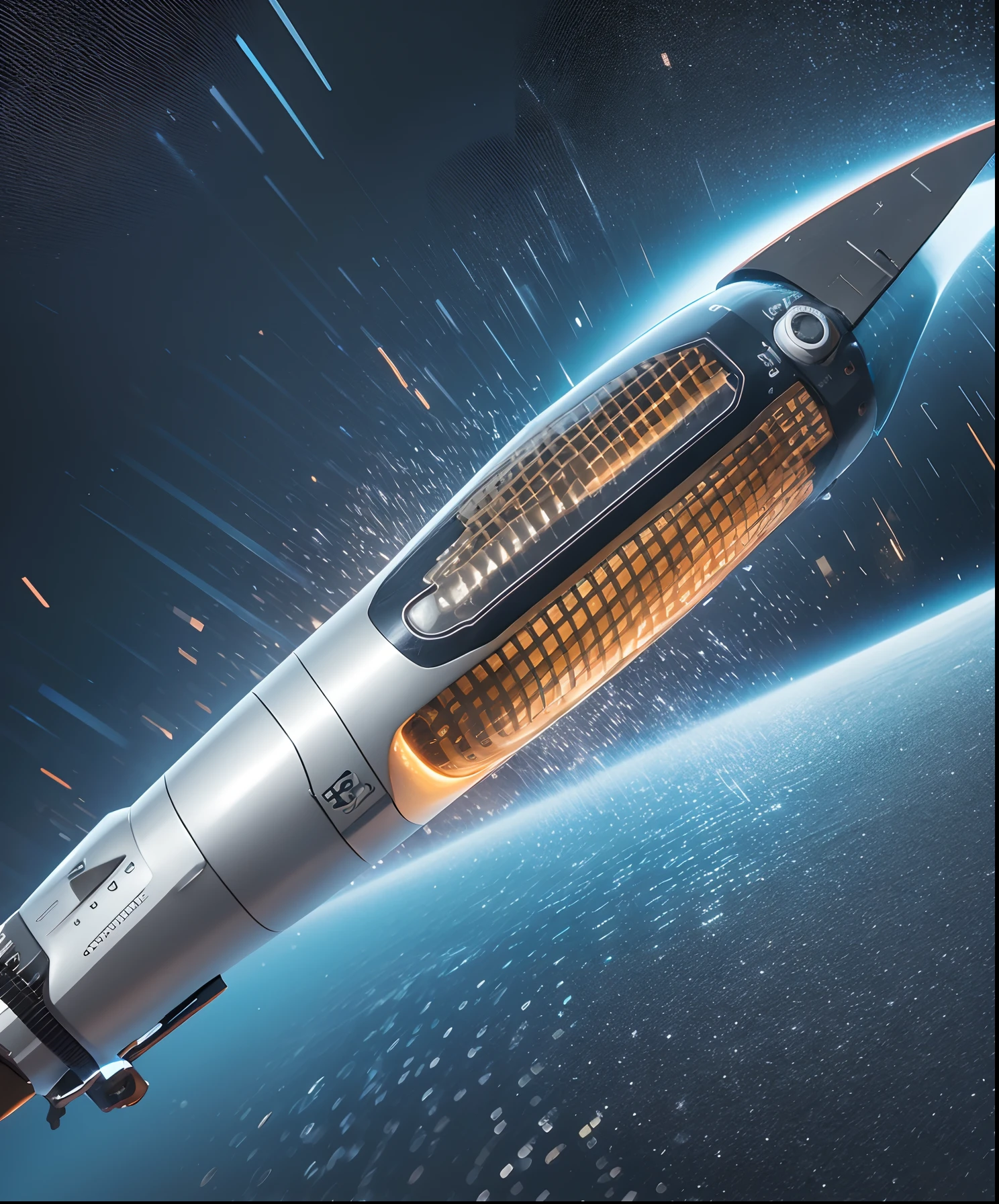 Spitfire, hair dryer, high-tech, concise, futuristic, rendering, high-precision --auto --s2