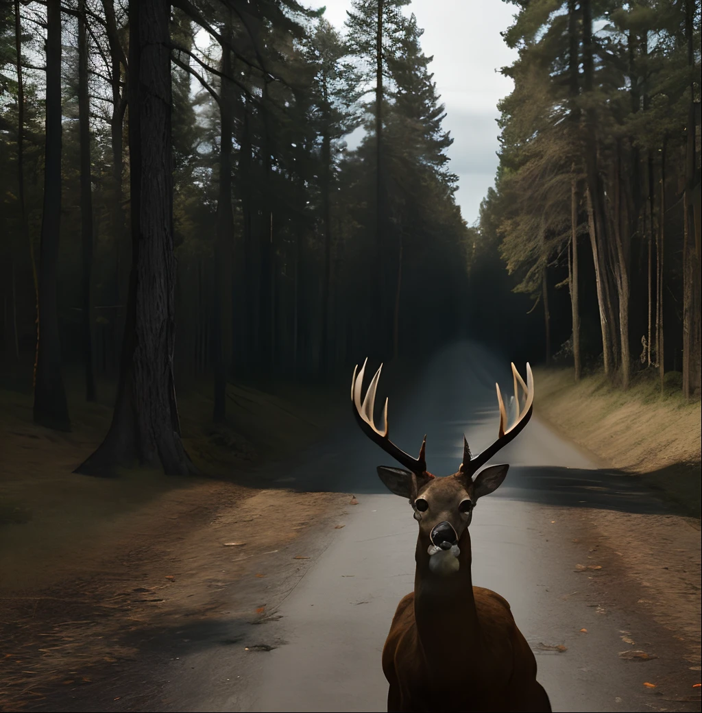 Loser Archery deer hunter scared of the deer