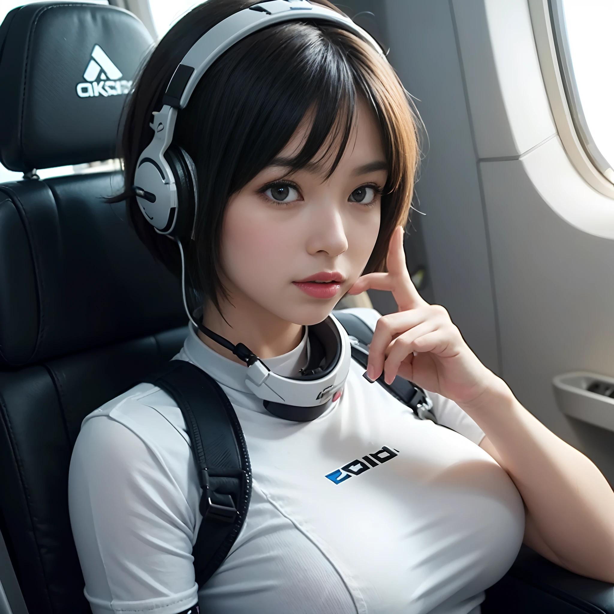 Japan pretty girl, (realisitic, Hi-Res: 1.4), 1 girl, (Natural light), (more face, more hair, More skin), (Middle chest), slender, an legs, mid-waist,(Operating table lying:1.3),(bikini of :1.2),(robot helmet:1.1),(closed eyes:1.3)