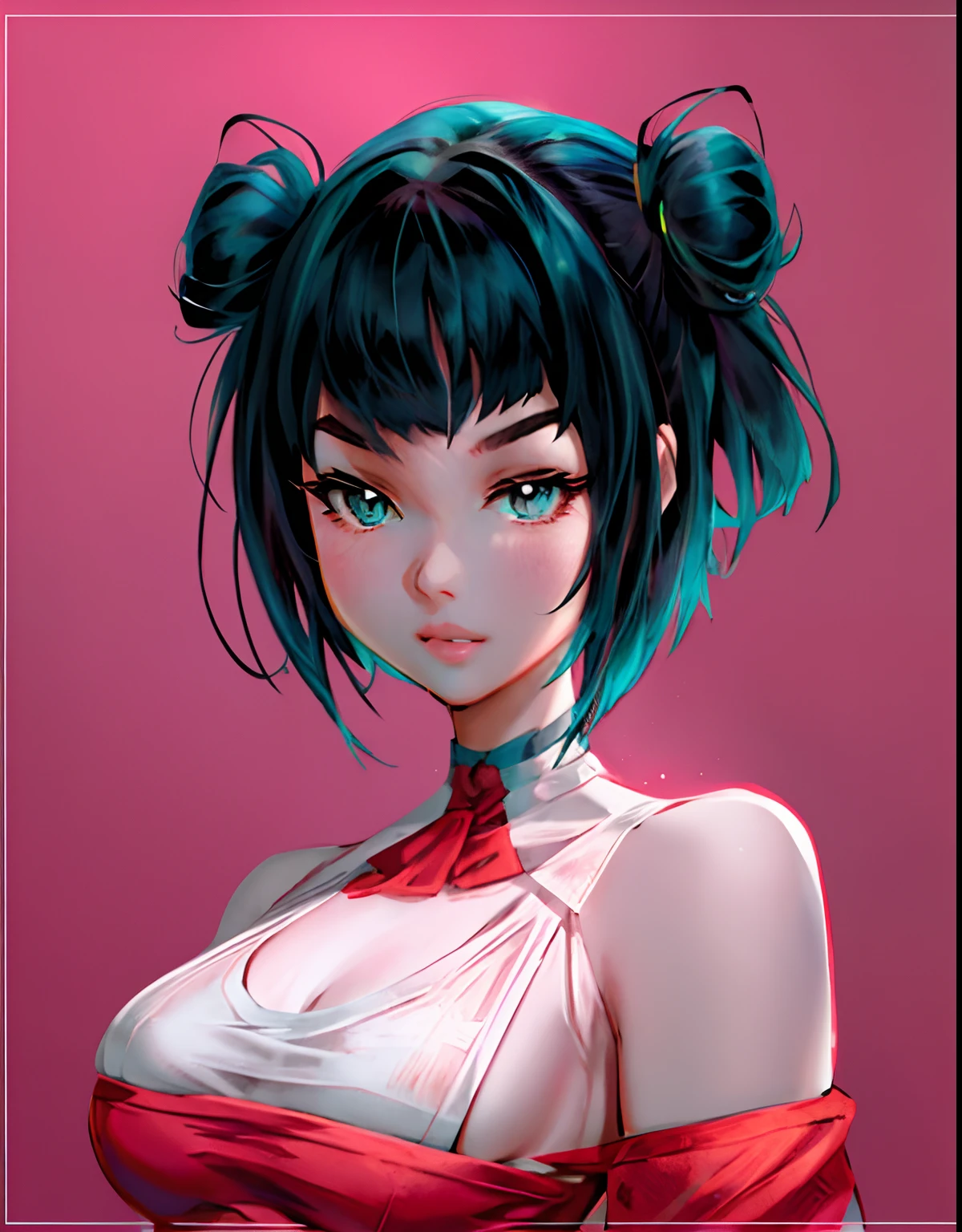 um desenho de uma mulher com cabelos vermelhos e olhos pretos, personagem estilo anime, Estilo Ilya Kuvshinov, retrato estilo anime, illustration Anime style, arte digital estilo anime, Inspirado em anime, arte estilo anime, Rossdraw 1. 0, estilo anime, Artgerm e Ilya Kuvshinov, estilo anime, Rossdraw 2. 0, Inspirado em RossDrew