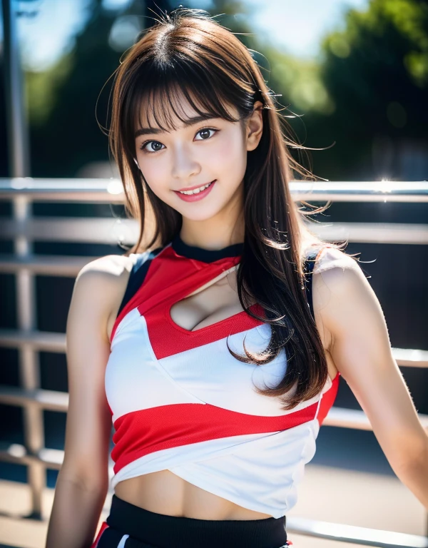 (hot day,Thin fabric clothing:1.1)、(I get goosebumps、The skin is oily and shiny black.:1.2)、Big, raised buttocks、(Small breasts、Small breasts, small top:1.4)、Sexy cute cotton panties,