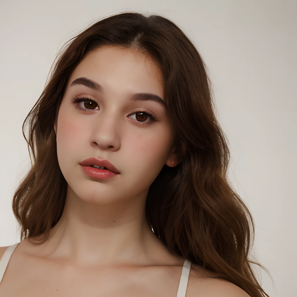 Wide shoulders, not too much just about right, oval face, brown eyes, long nose and beautiful thin lips