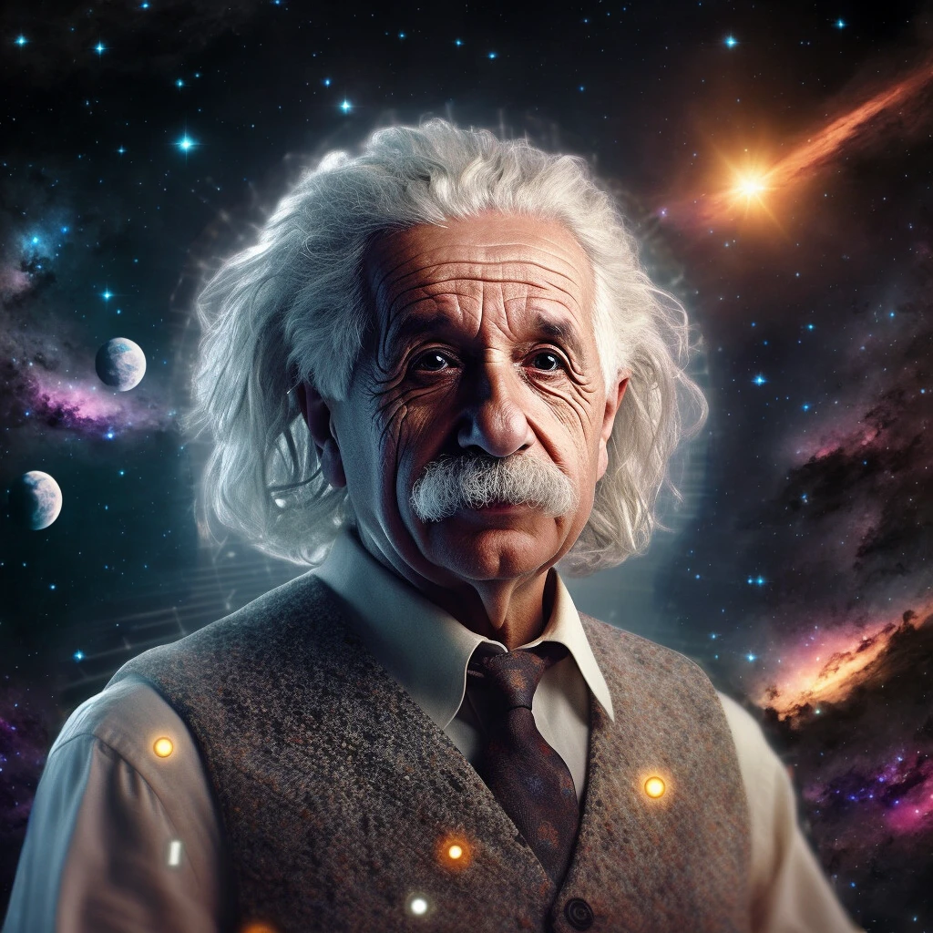 Fondo del universo galaxias y agujeros negros.