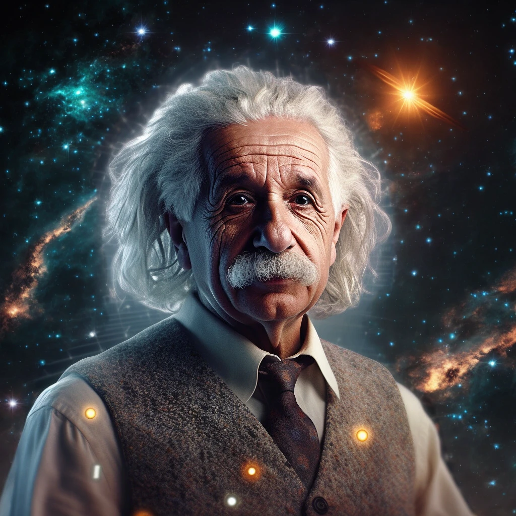 Fondo del universo galaxias y agujeros negros.