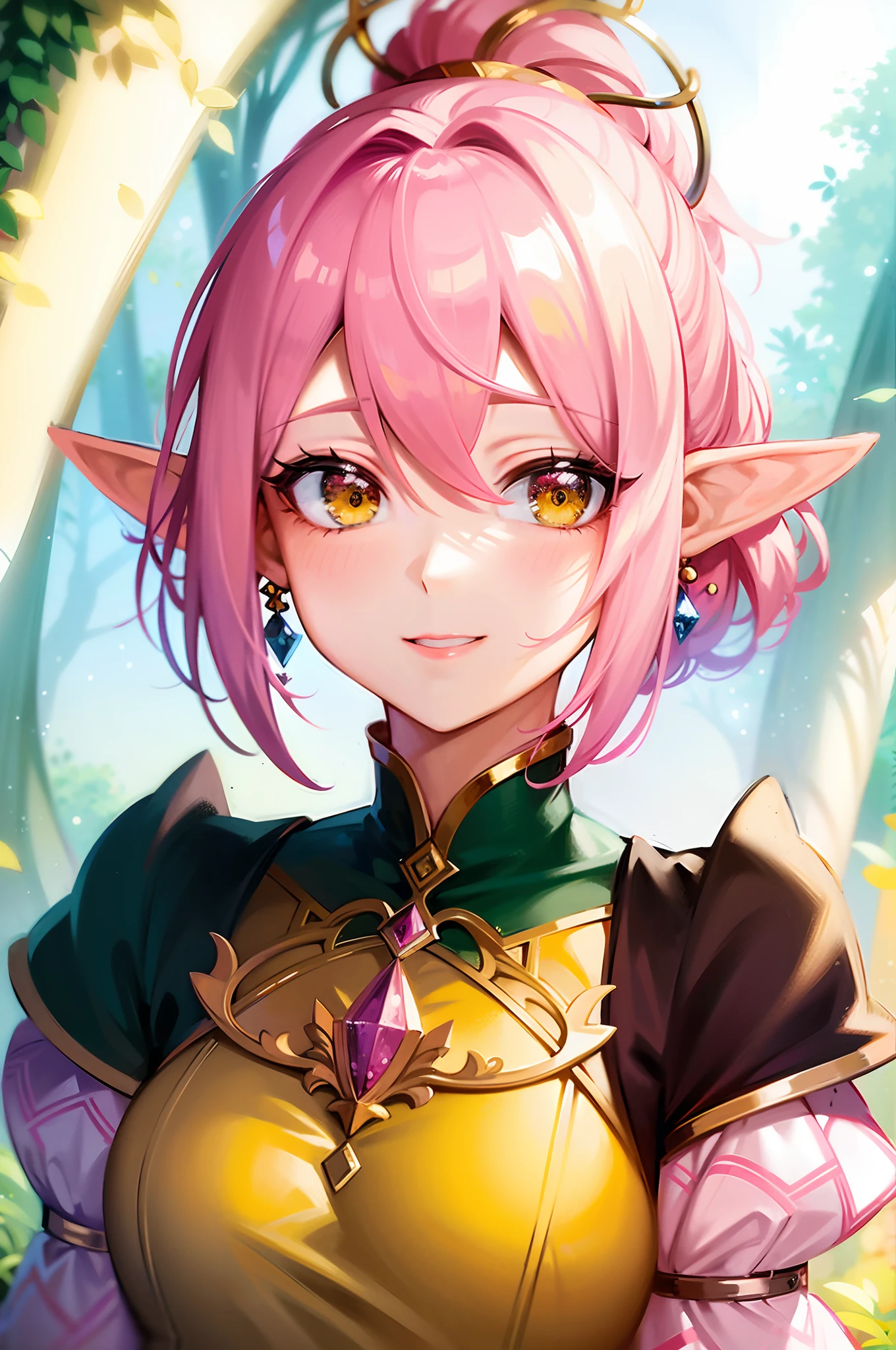 closed mouth, smiling