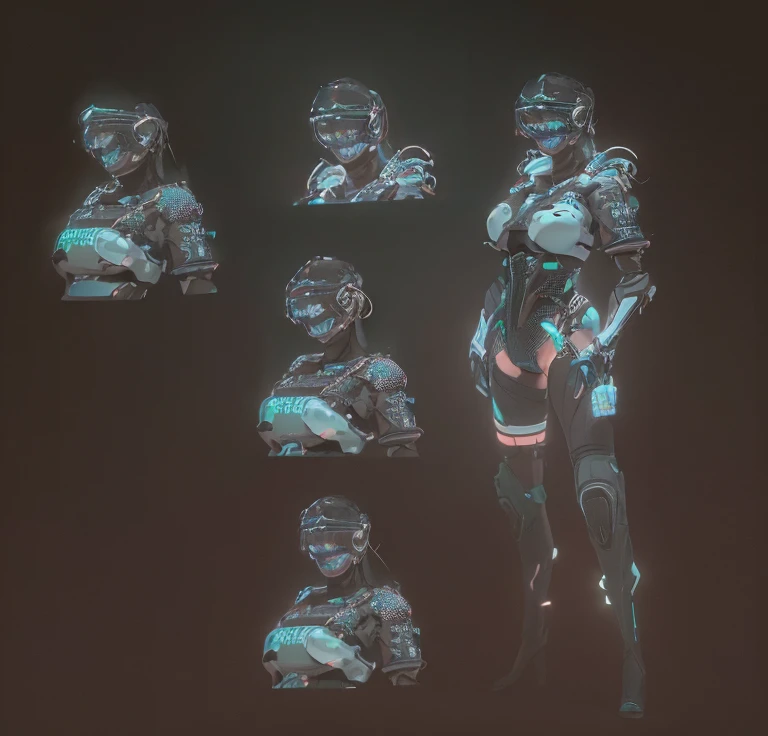 ((La mejor calidad)), ((obra maestra)), (muy detallado:1.3), ...............................................................................................................................................3D, Beautiful (cyberpunk:1.3) Mujer hacker, peinado corto,pelo corto, Volver al visor, cabello grueso, Terminal de ordenador operativo, Pantalla montada en la cabeza, computer server, Pantalla LCD, fiber optic cable, Logotipo de la empresa, HDR (High Dymanic Range), Trazado de rayos, NVIDIA RTX, Super resolution, Irreal 5, Subsoil Scatter, Textura PBR, Post-procesamiento, Anisotropic filtering, profundidad de campo, maximum sharpness and sharpness, Texturas multicapa, Albedo y Highlight Maps, Sombreado de superficies, Accurate simulation of light-material interactions, proporciones perfectas, Renderizado de octanaje, duotone lighting, ISO bajo, balance de blancos, Regla de los tercios, amplia apertura, 8K RAW, efficient sub-pixels, sub-pixel convolution, glow particles, dynamic  pose